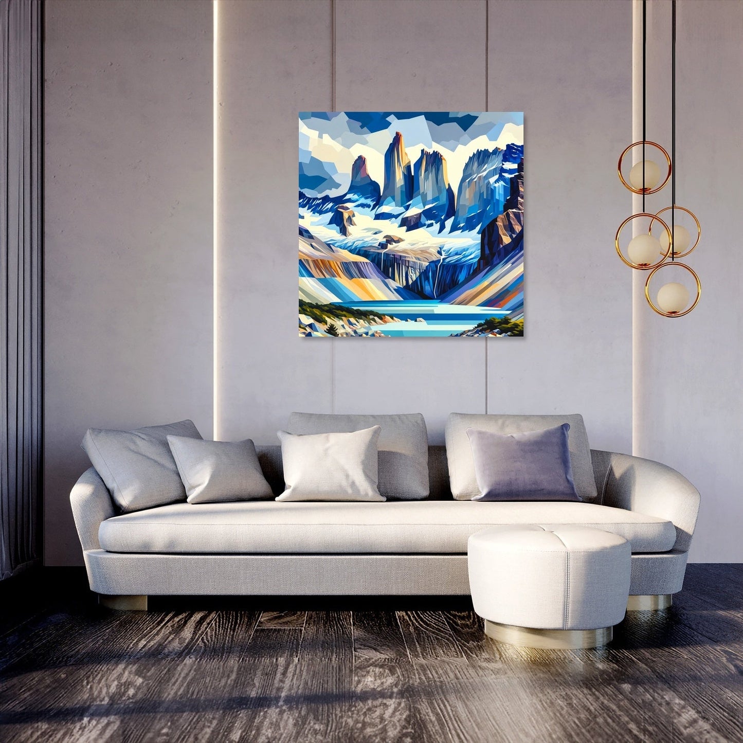 Torres del Paine Peaks Canvas