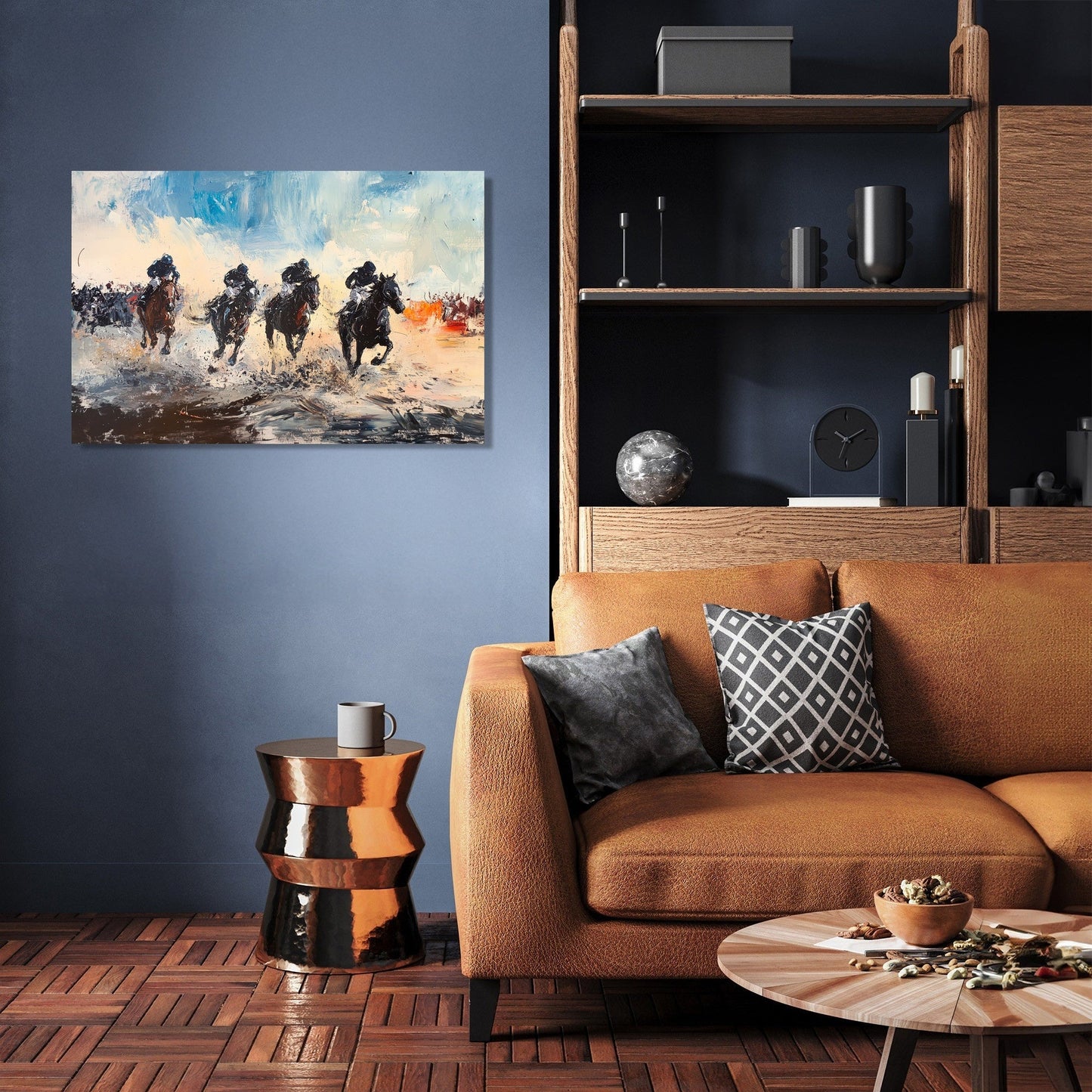 Galloping Glory Racing Canvas