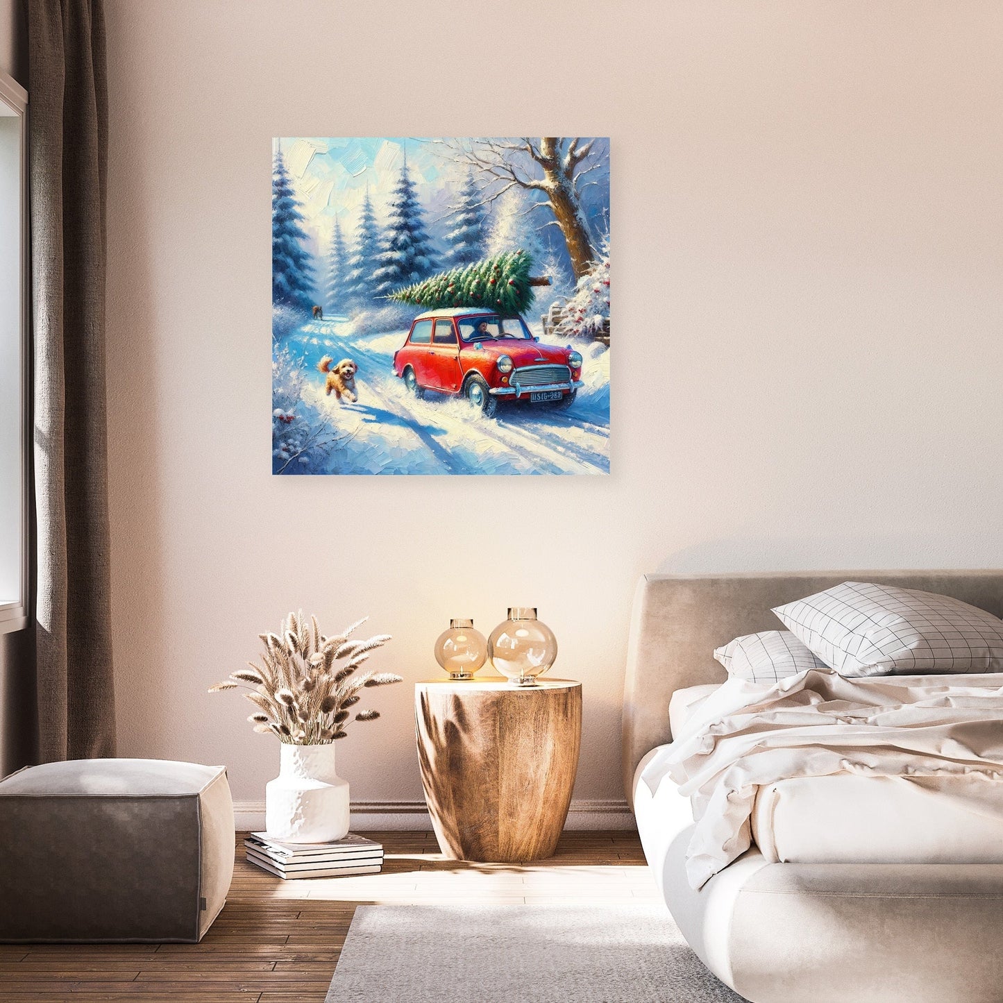 Christmas Journey Home Canvas