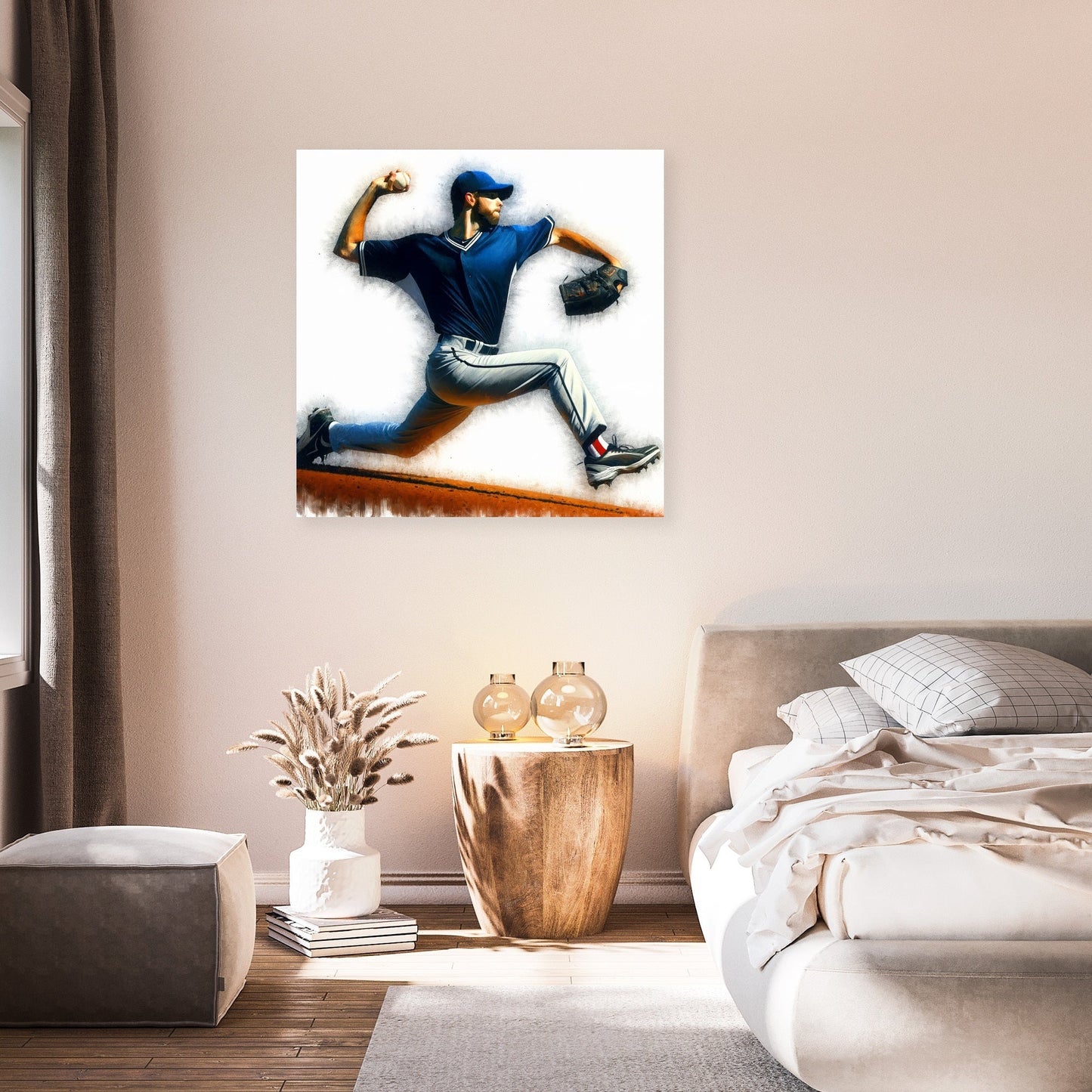 Pitcher's Moment Canvas