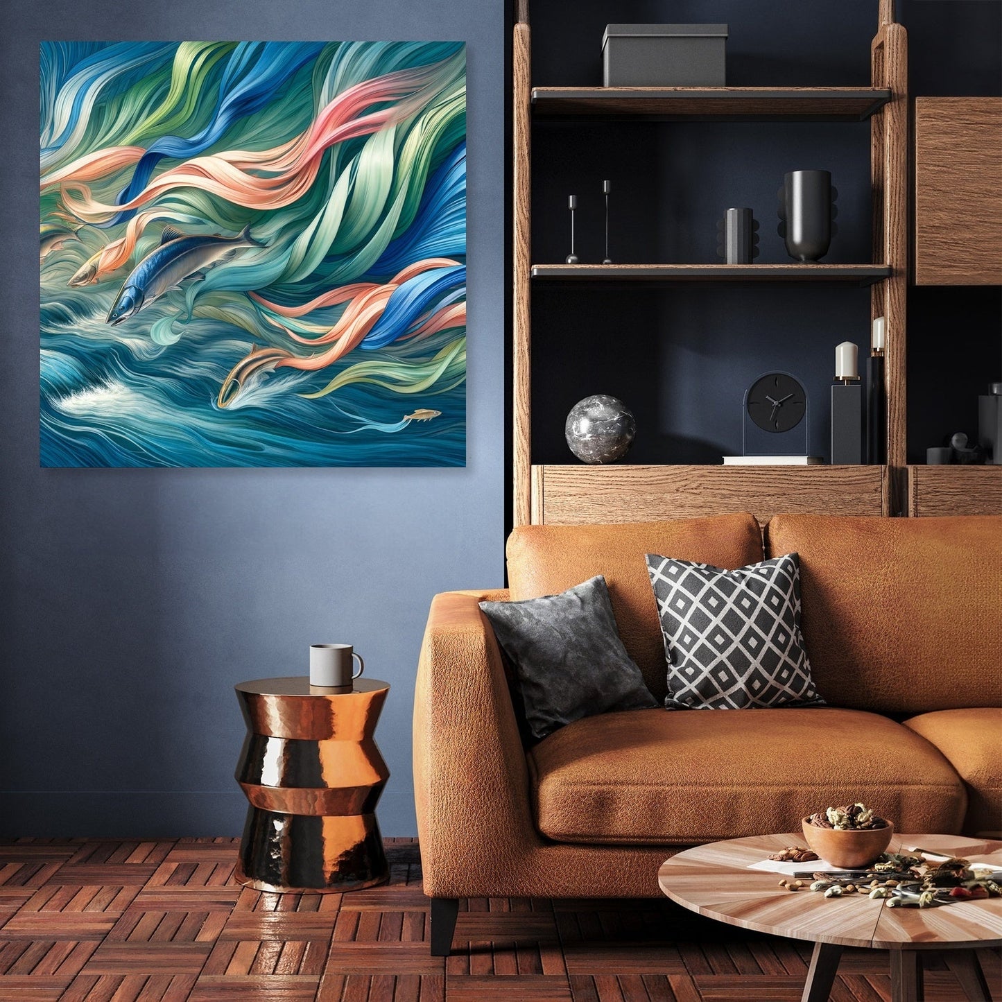 Silken River Canvas