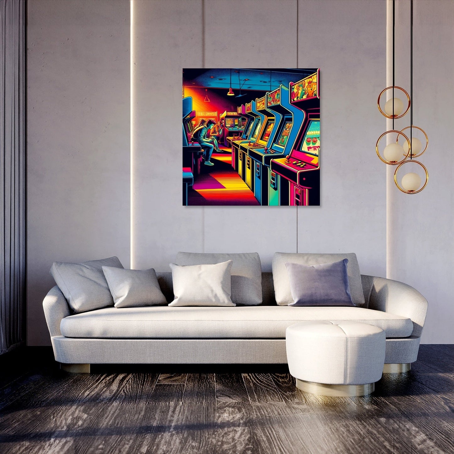 Arcade Retro Pop Canvas