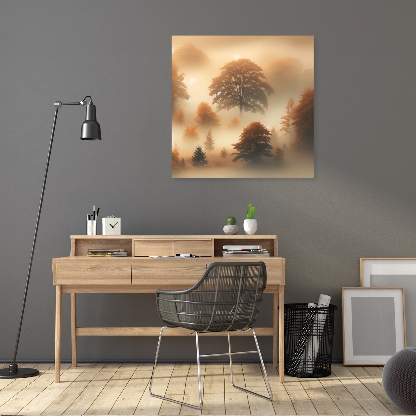 Autumn Fog Canvas