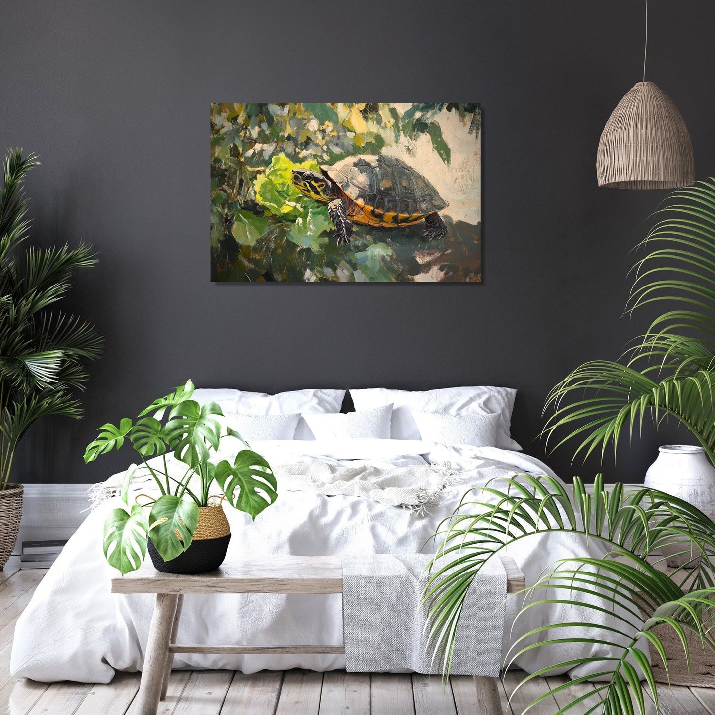 Turtle's Feast Canvas