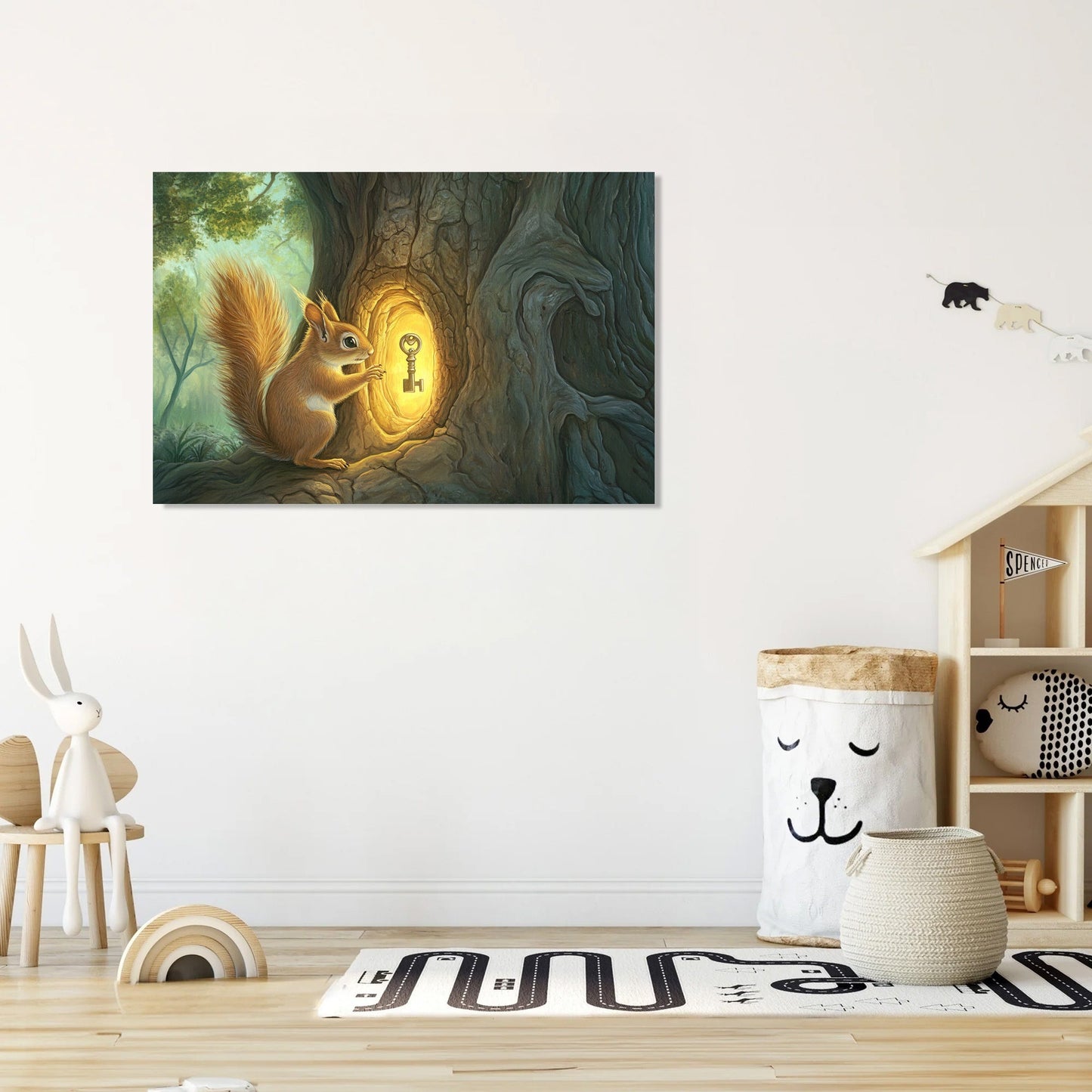 Squirrel's Secret Canvas