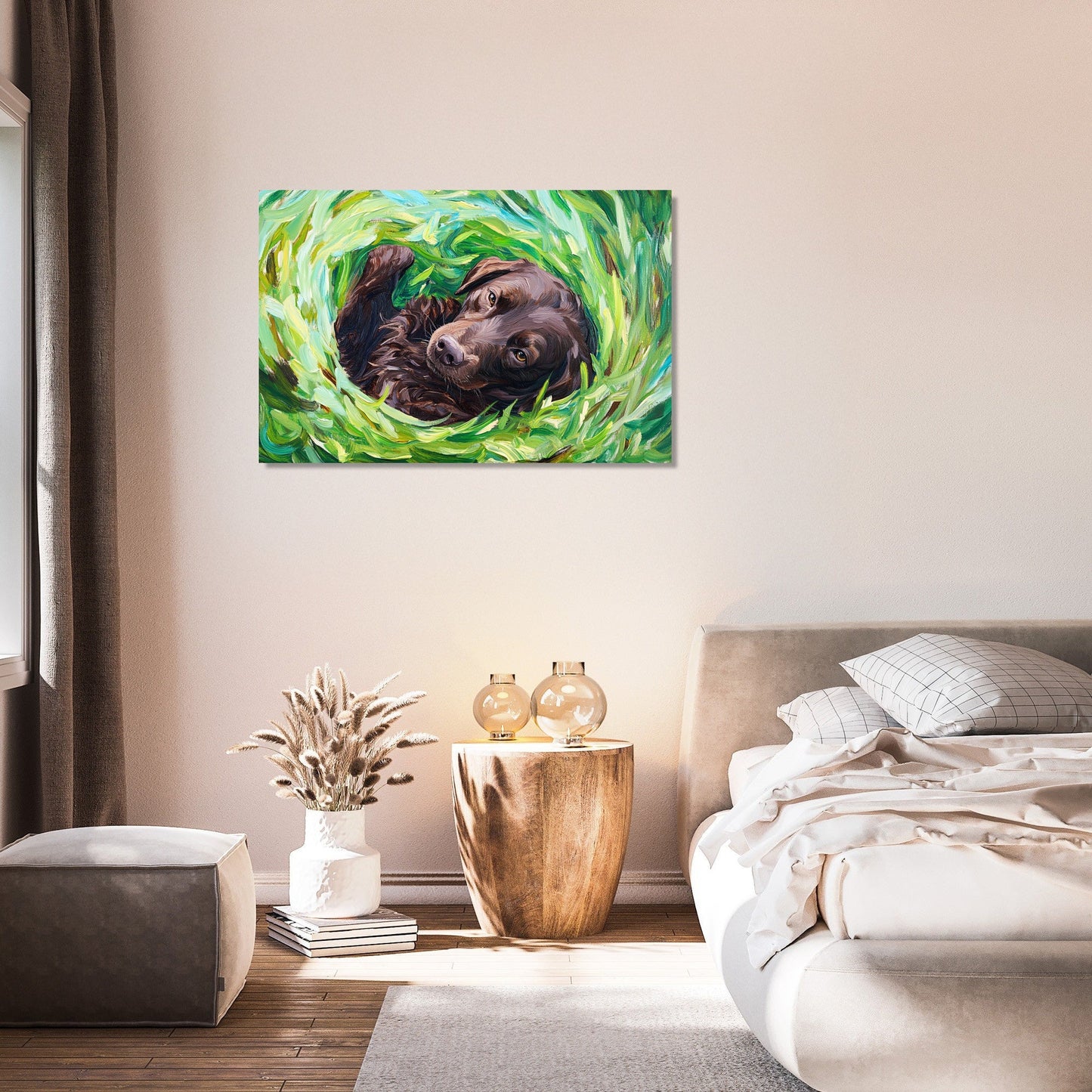 Labrador in Joyful Canvas