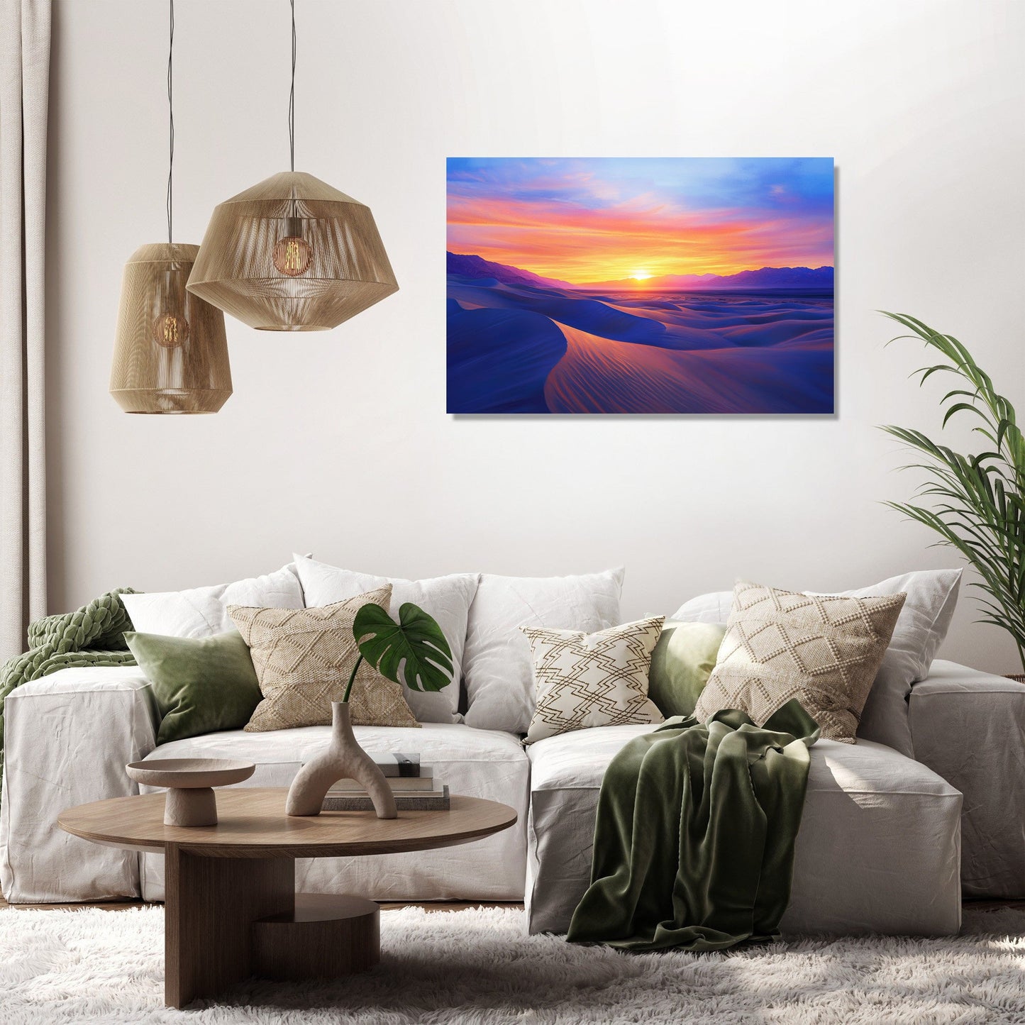 Sunset Illusion Canvas