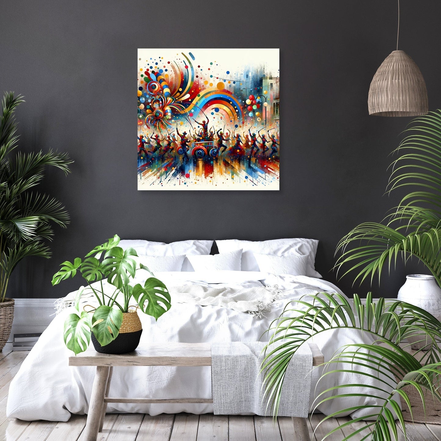 Festive Parade Canvas
