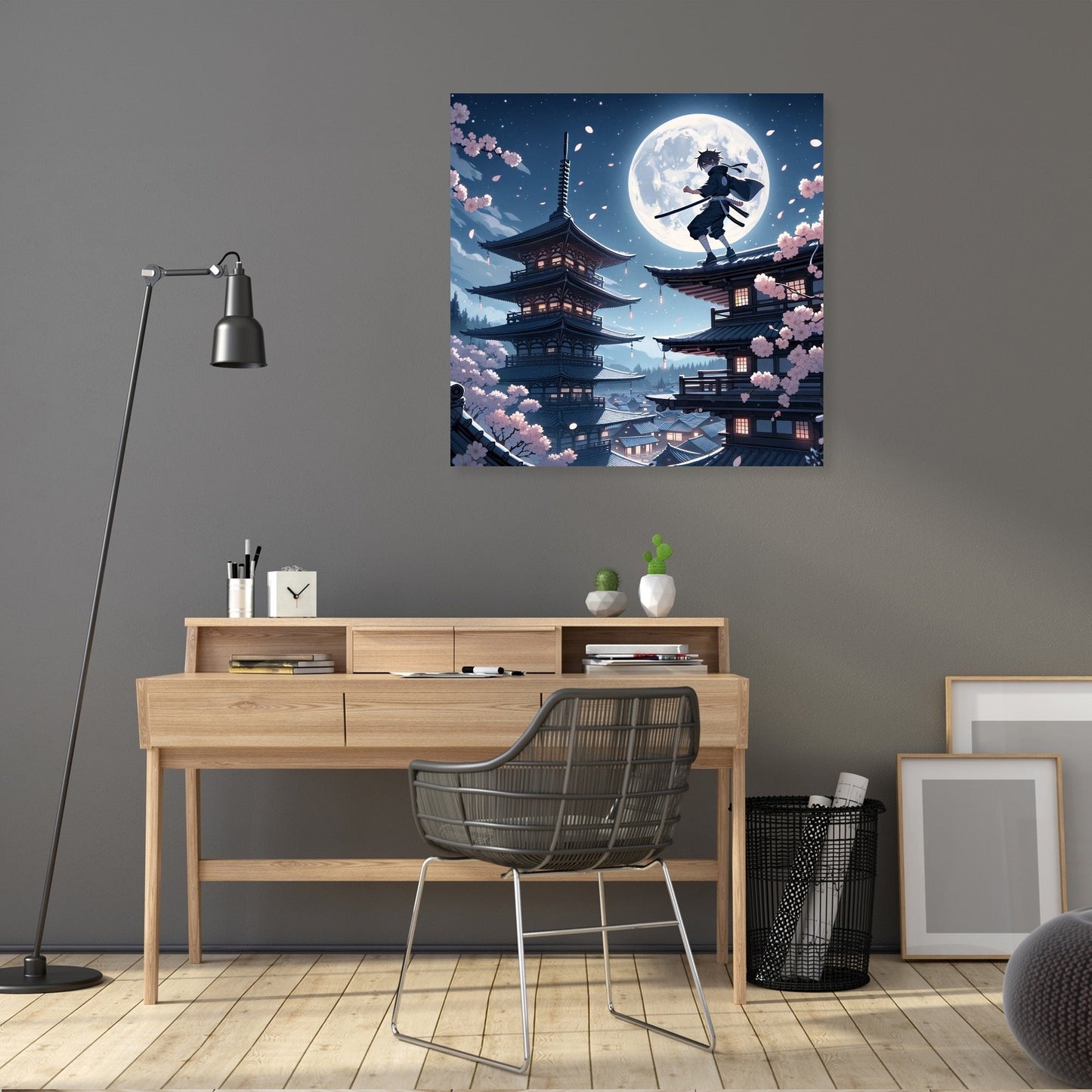 Moonlit Ninja Canvas