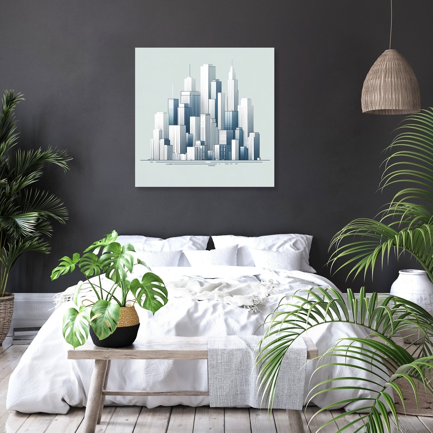 Skyline Symphony Canvas