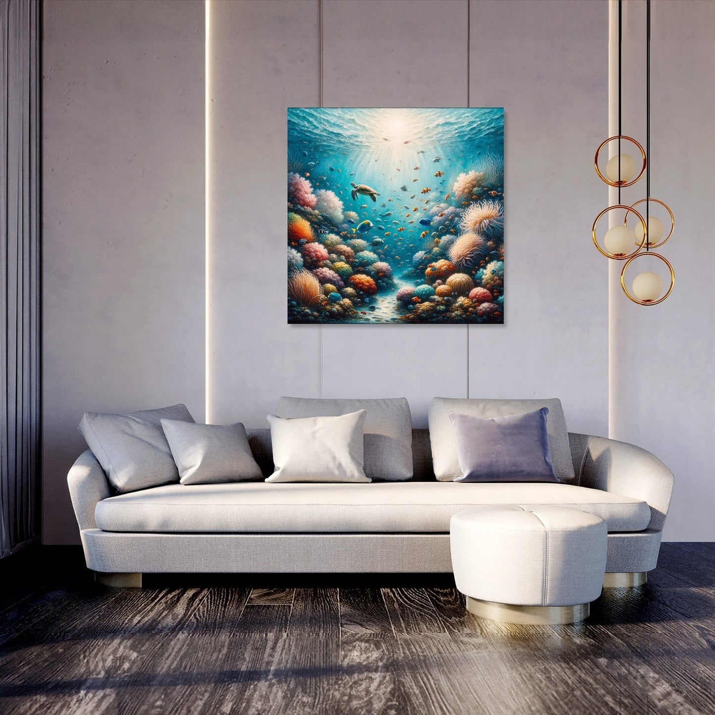 Ocean Depths Art Canvas