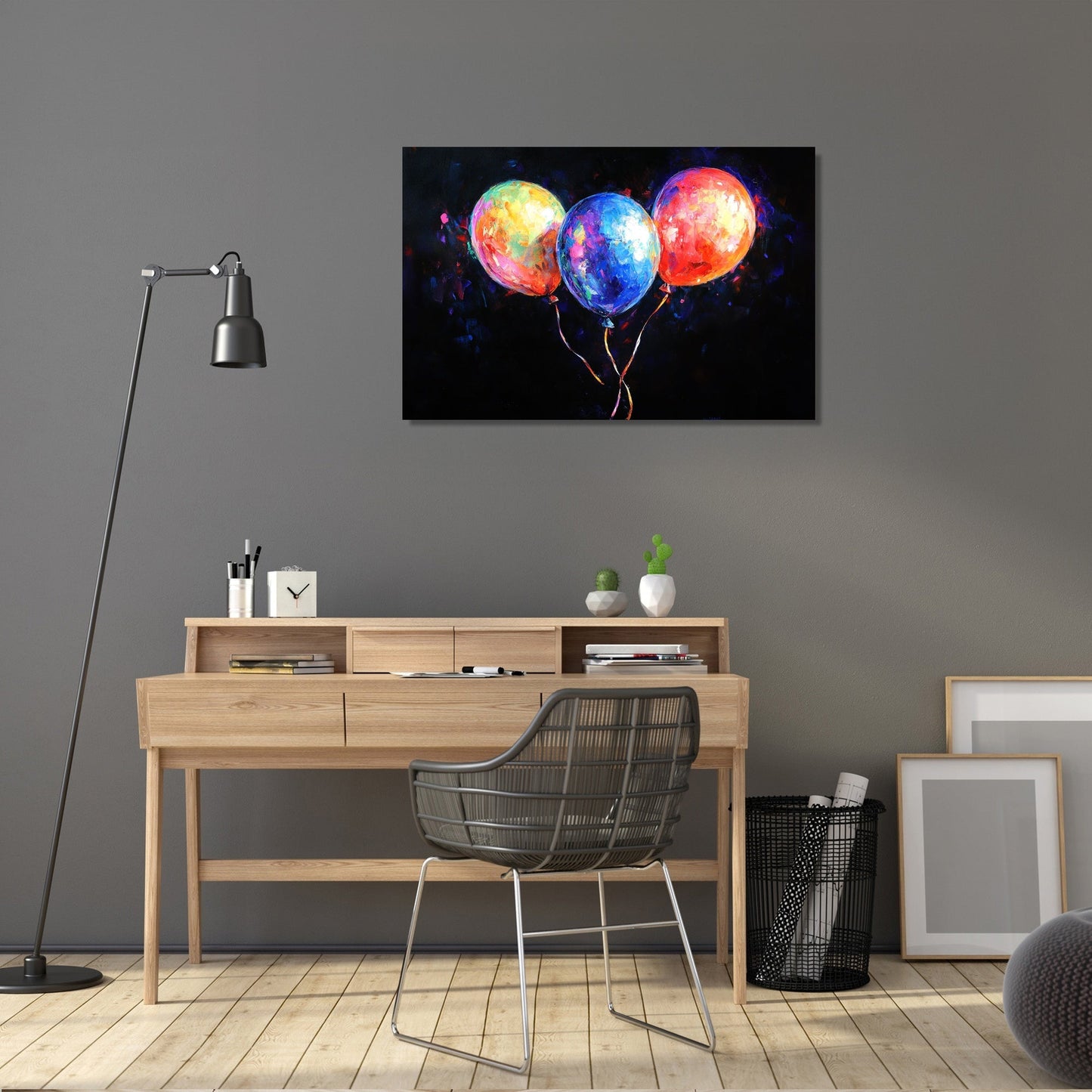 Joyful Balloons Canvas