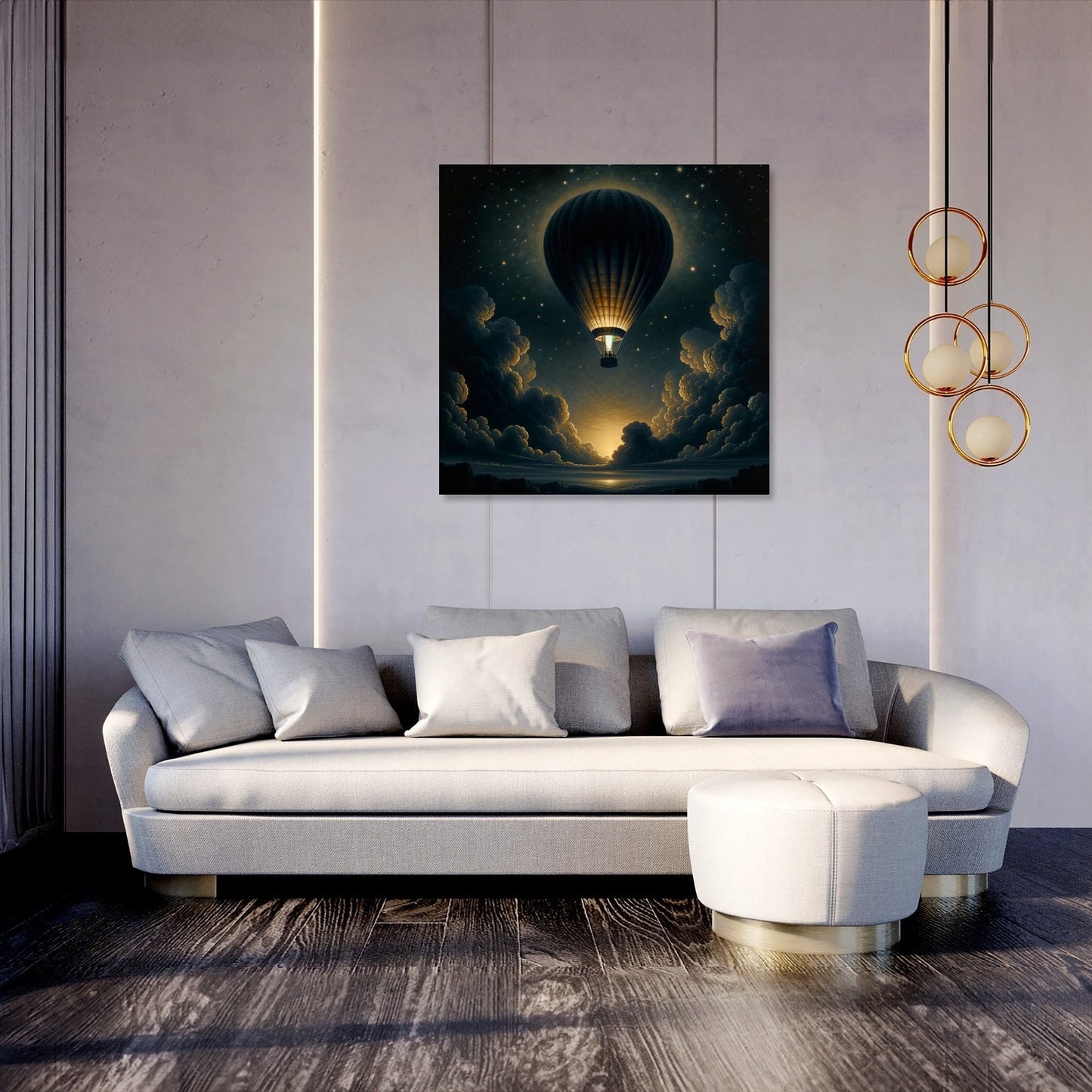 Nocturnal Elegance Canvas