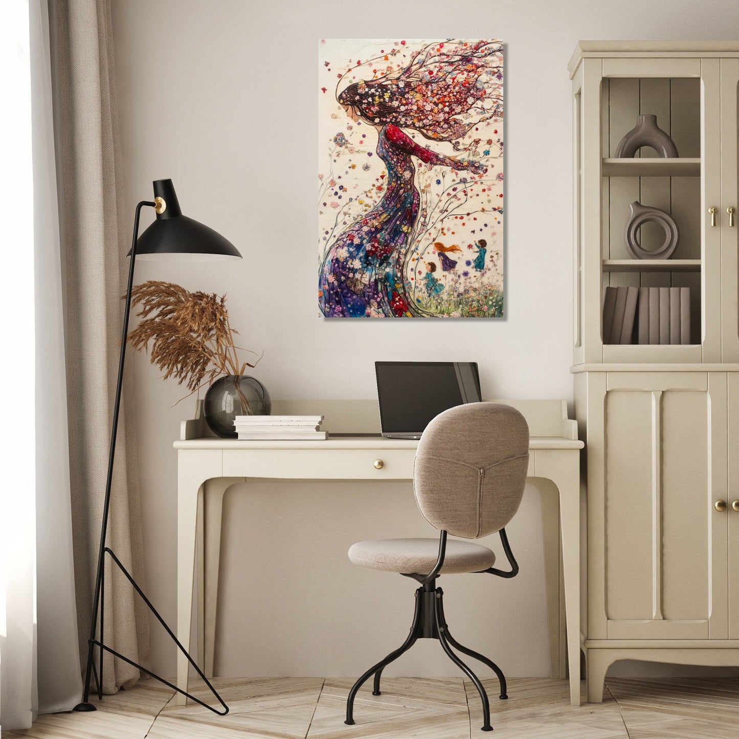 Blossoming Mother Canvas
