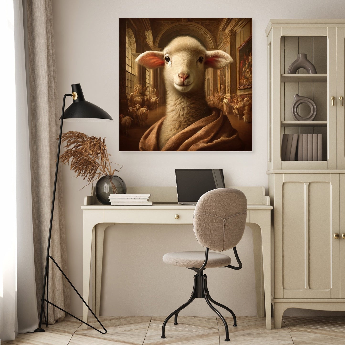 Renaissance Lamb Elegance Canvas
