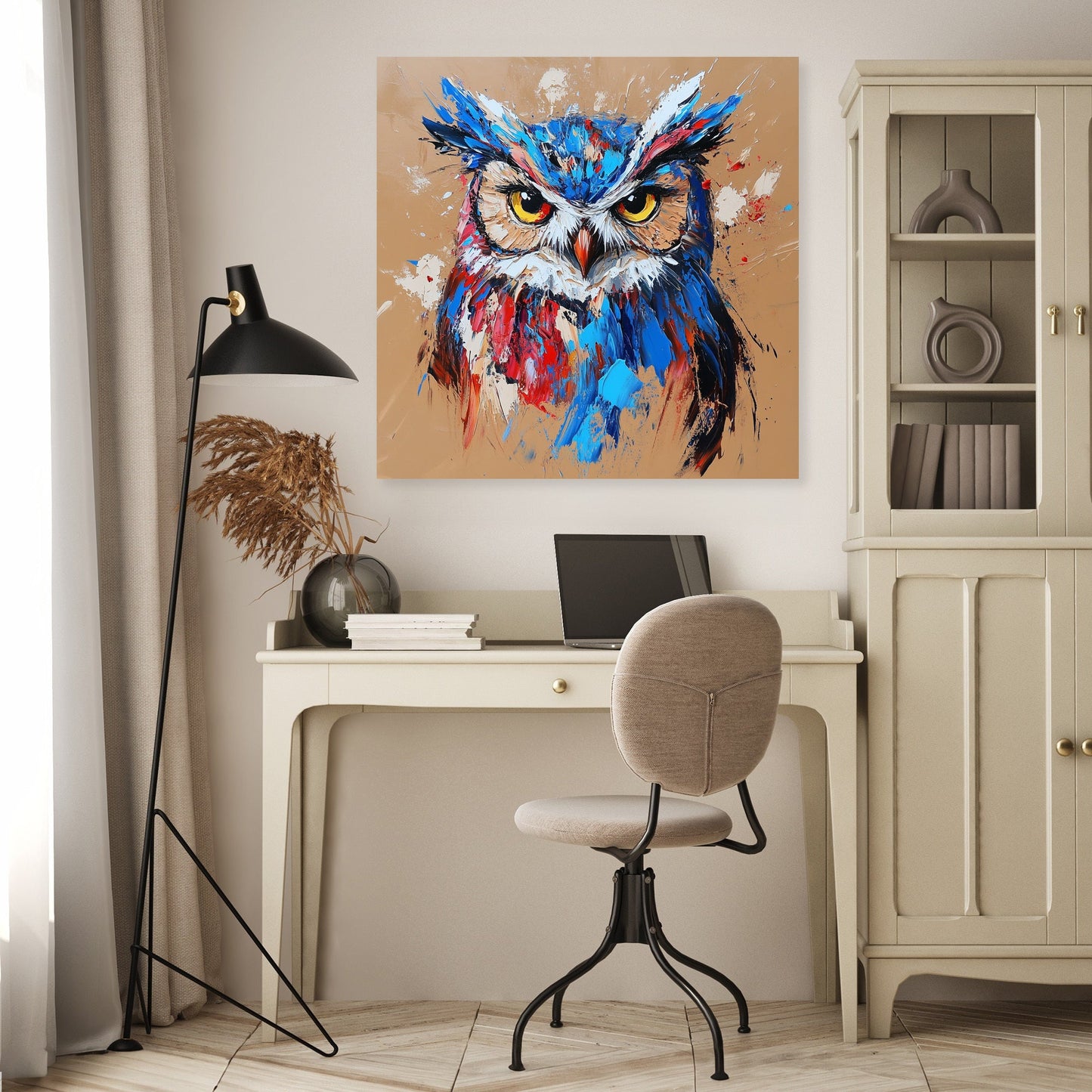 Electric Owl Canvas
