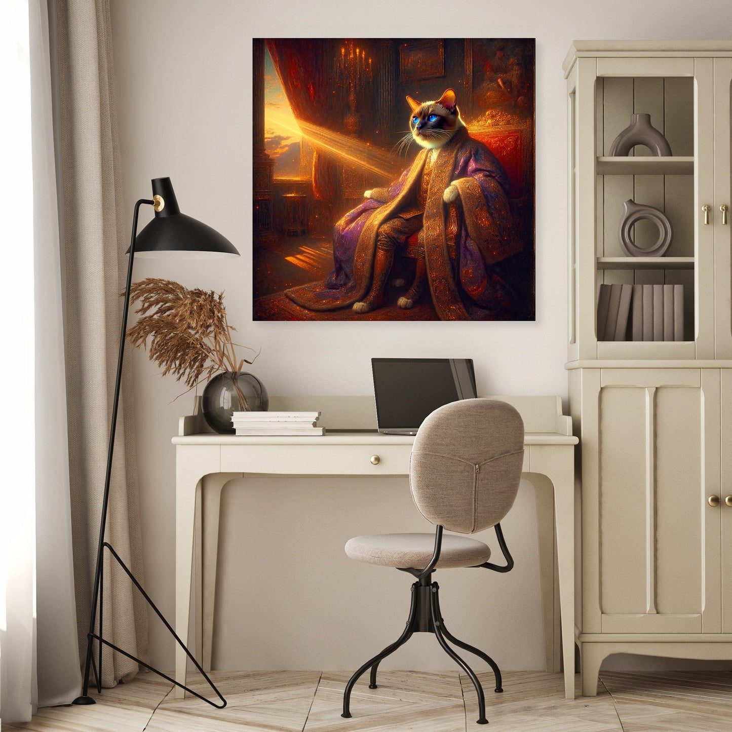Regal Burmese Twilight Canvas