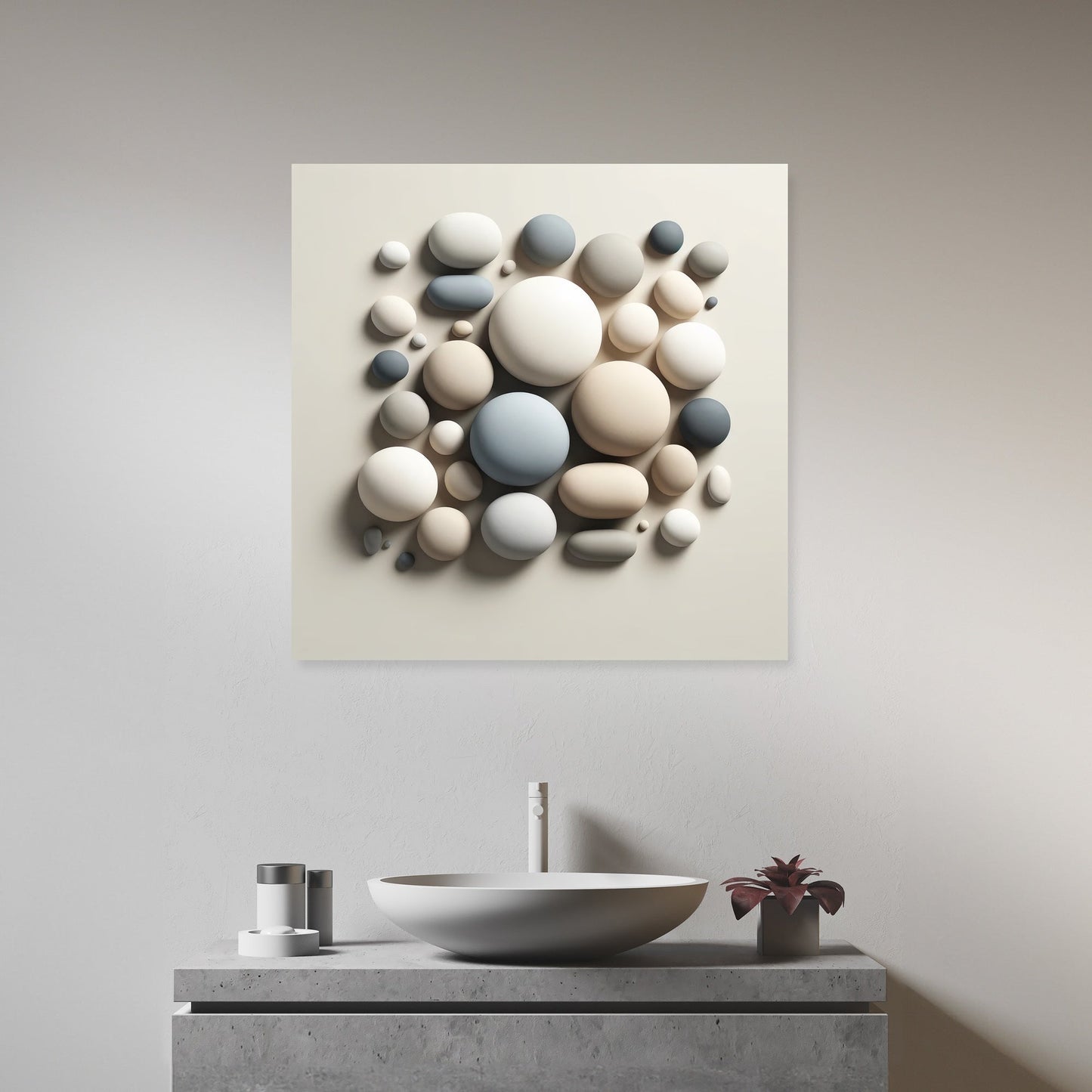 Pebble Harmony Canvas