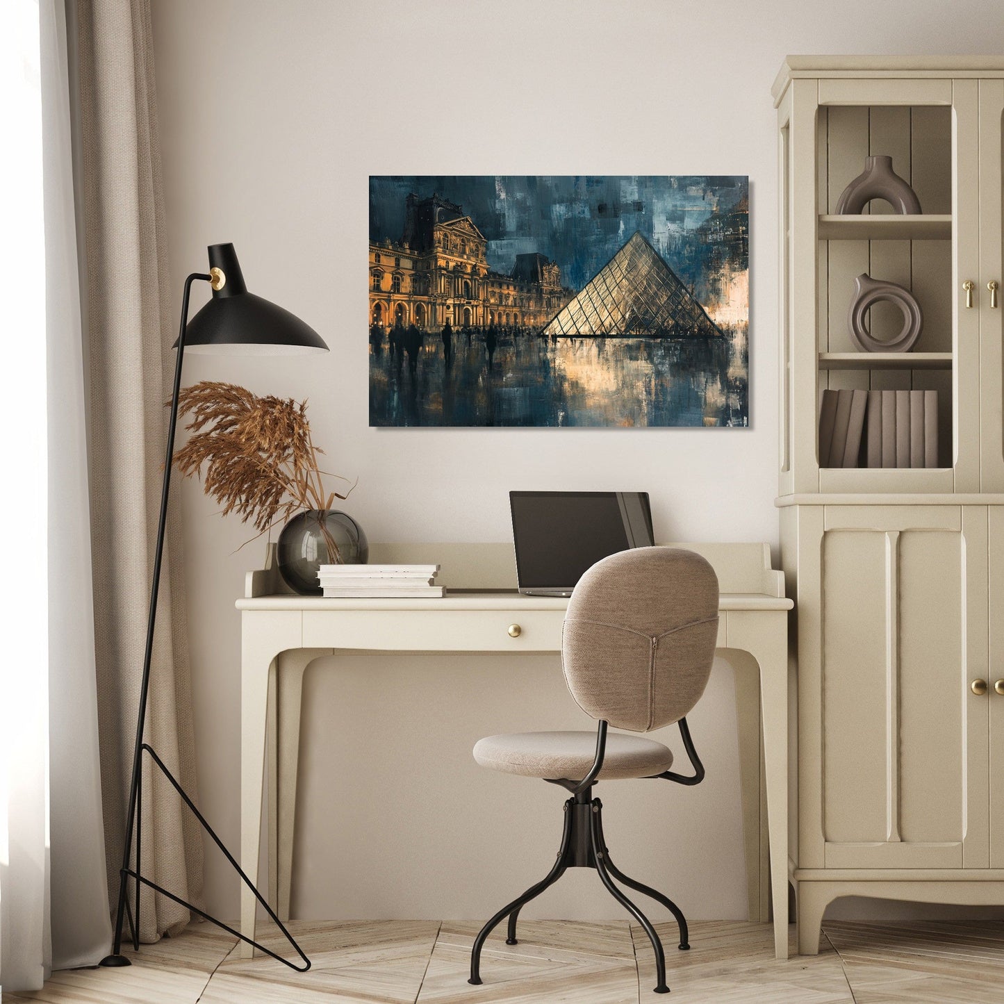 Twilight Whispers Louvre Canvas