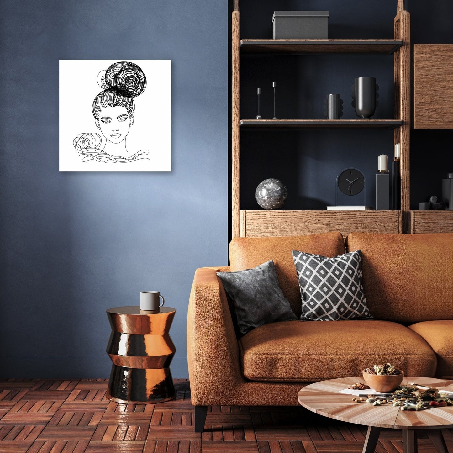 The Elegant Bun Canvas