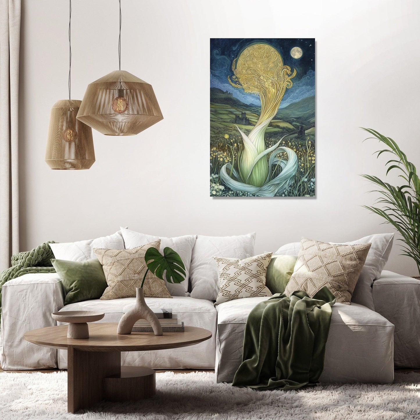 Mystical Leek Canvas