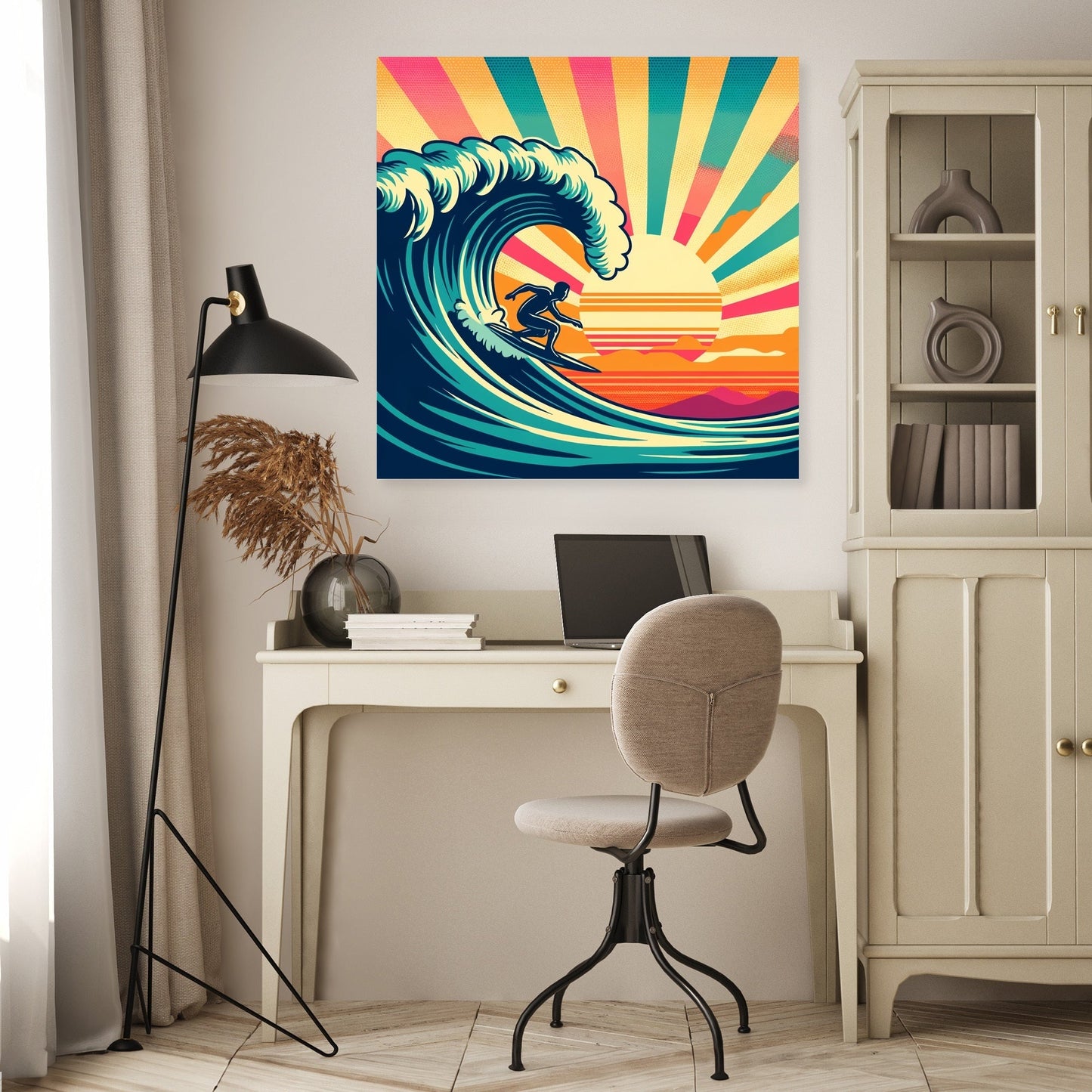 Sunset Surf Spectacle Canvas