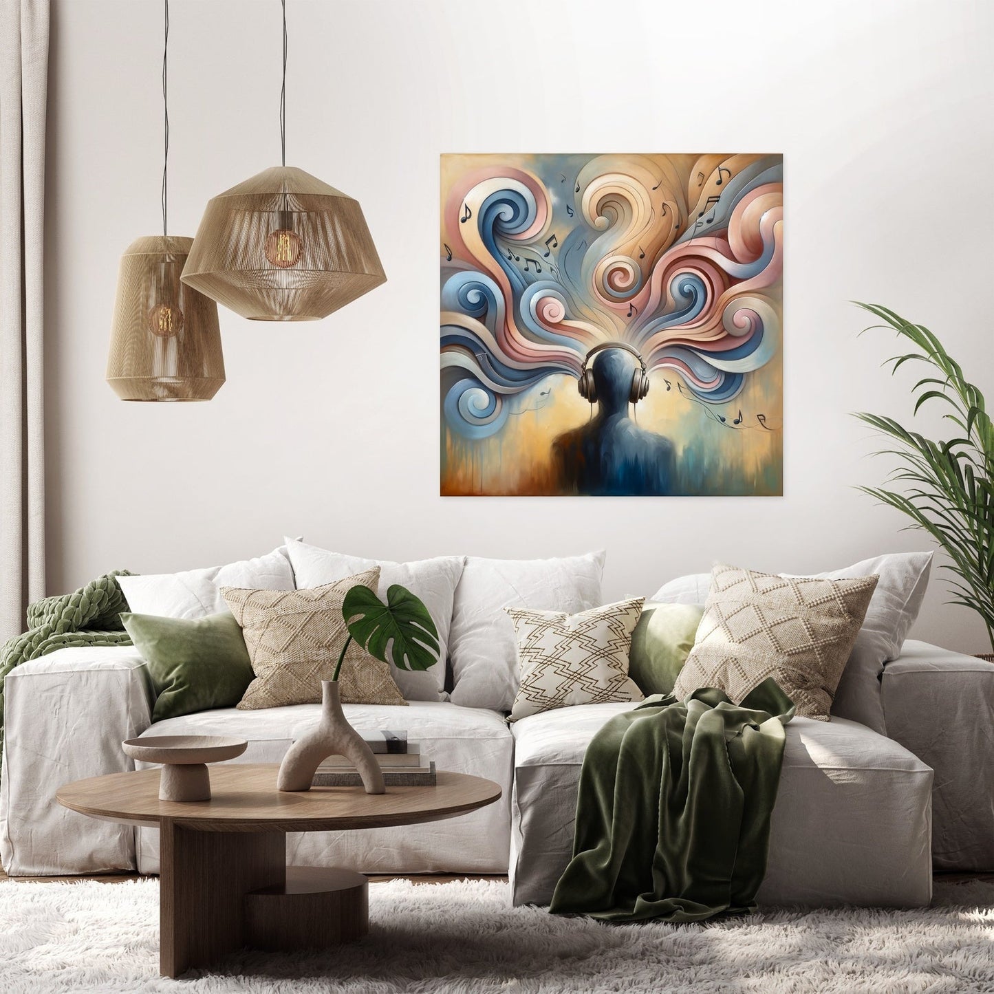 Sonic Serenity Canvas
