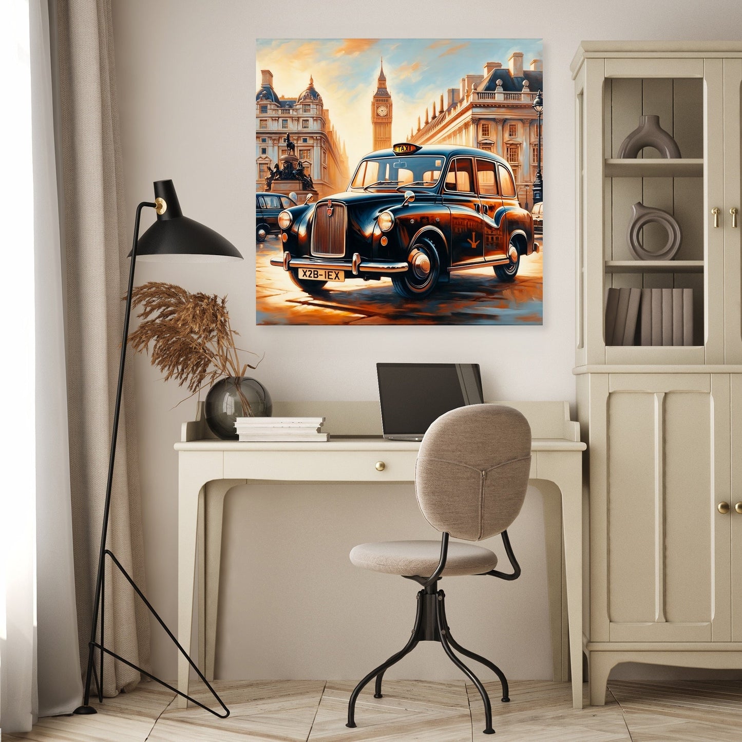 Timeless Journey London Taxi Canvas