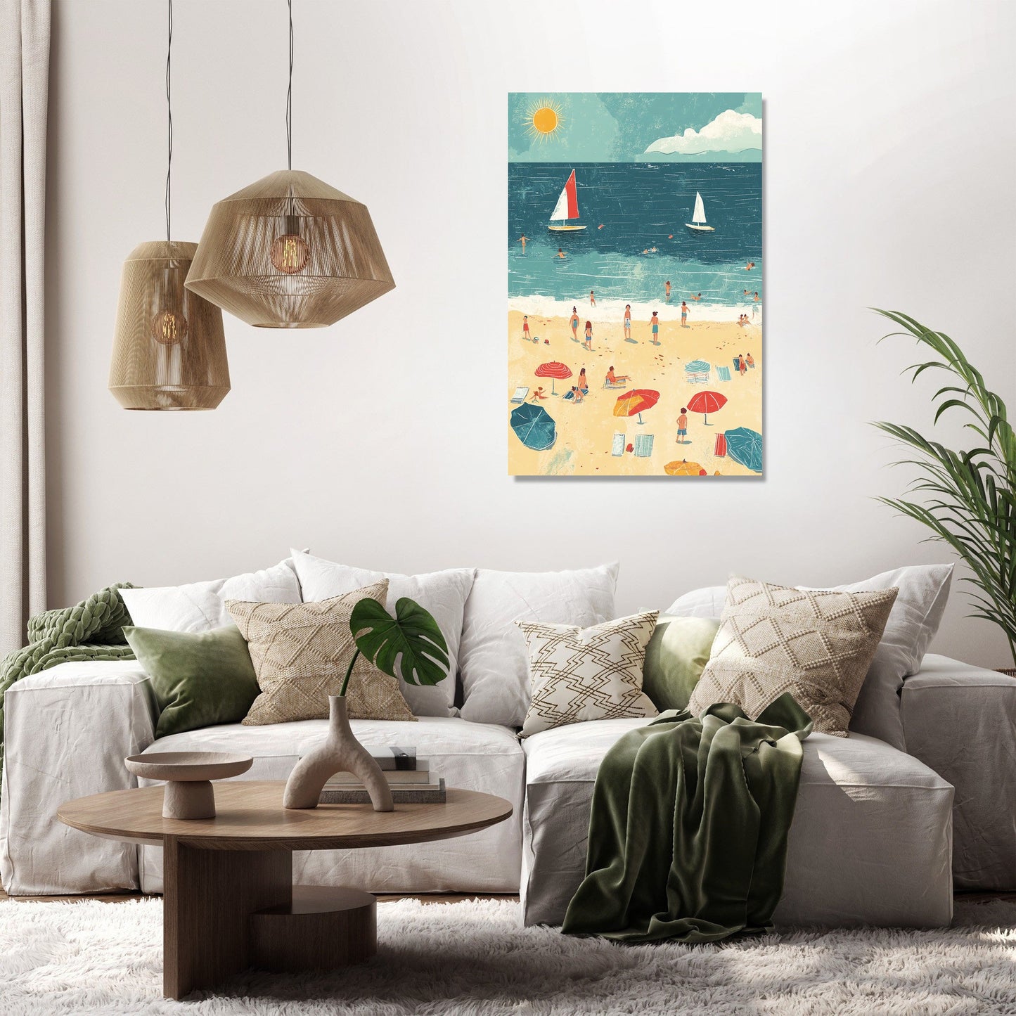Beachside Daydream Canvas