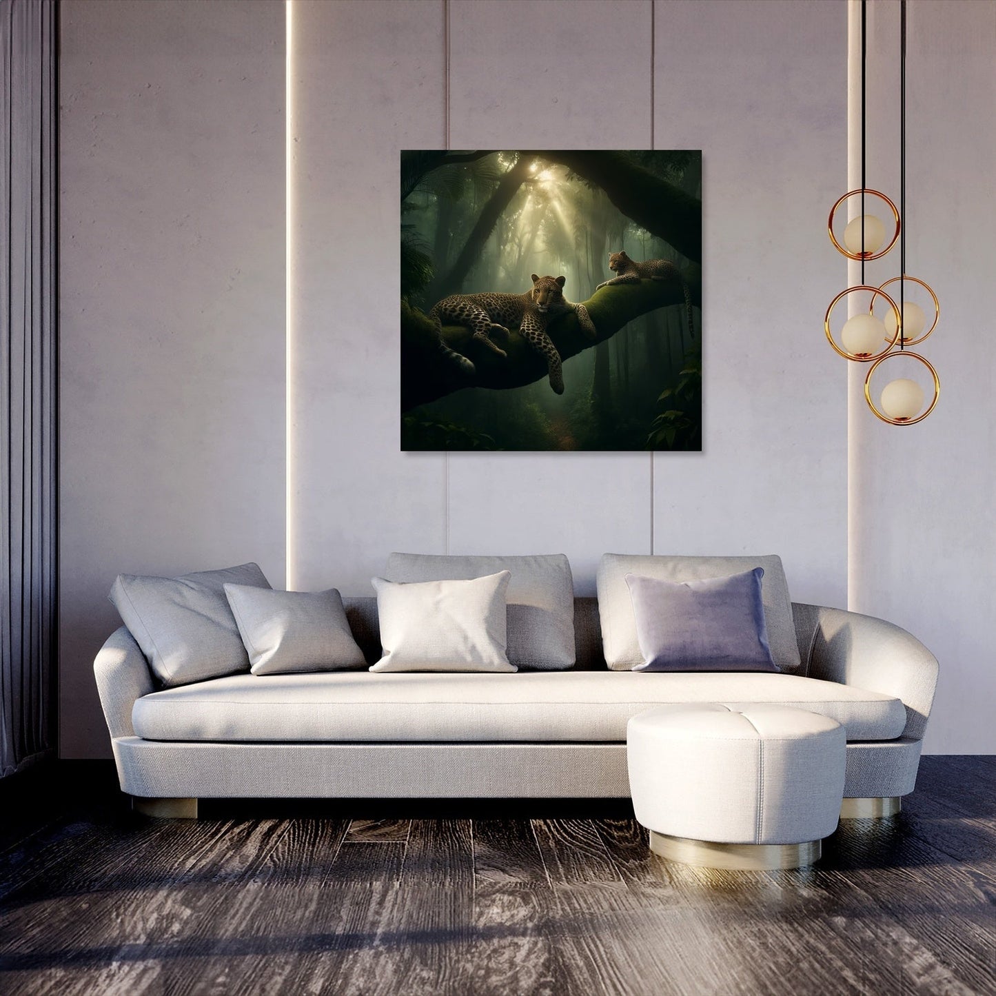 Jungle Leopards Canvas