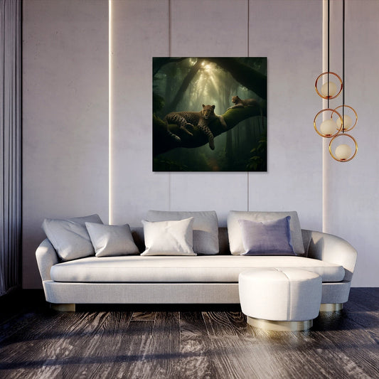 Jungle Leopards Canvas