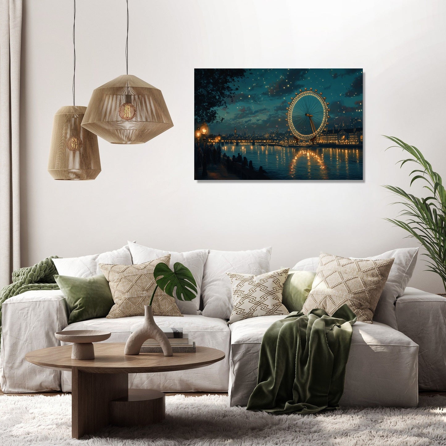 London Nightlight Canvas