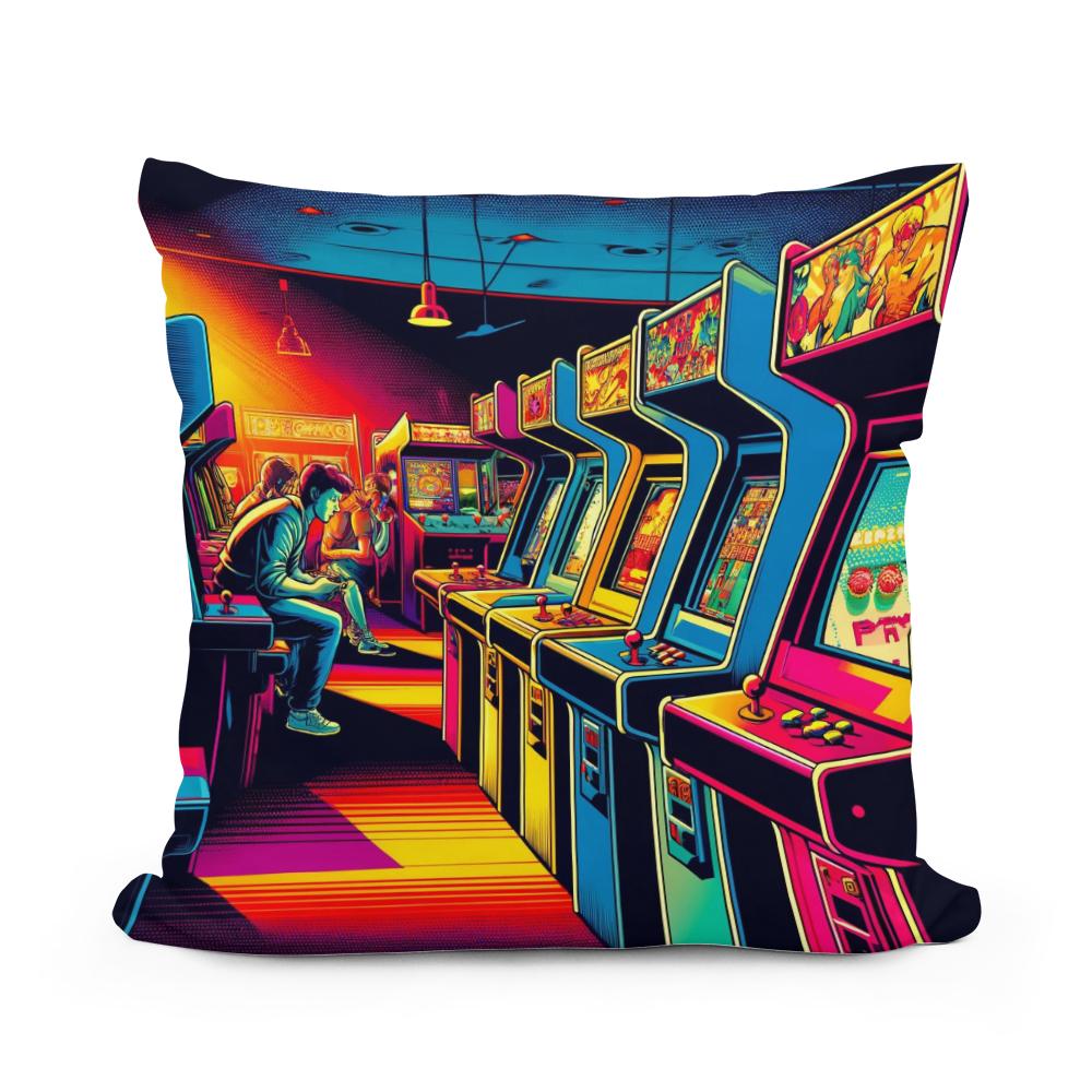 Arcade Retro Pop Cotton Cushion