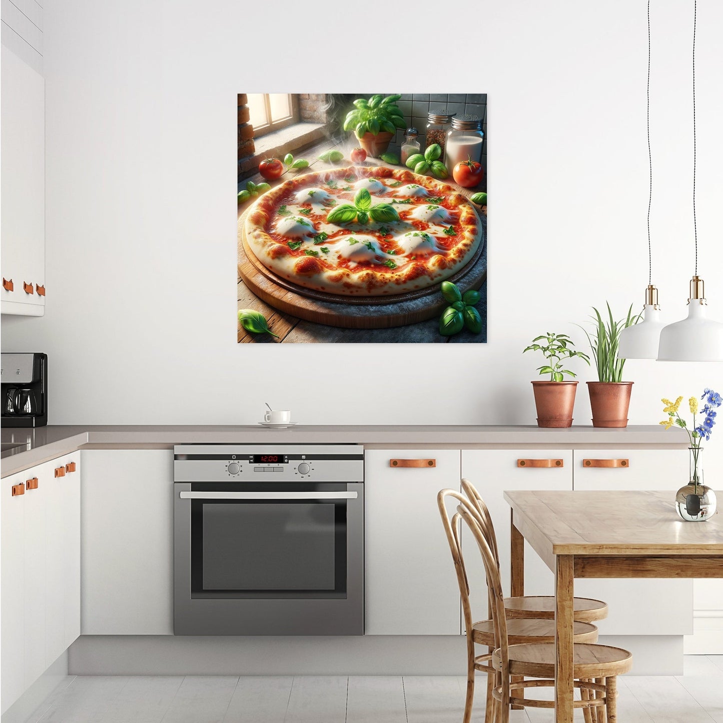 Pizzeria Margherita Canvas