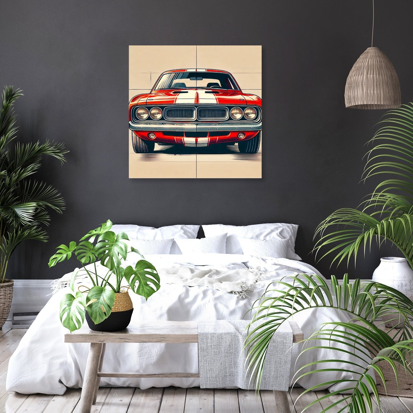 Classic Muscle Car Canvas
