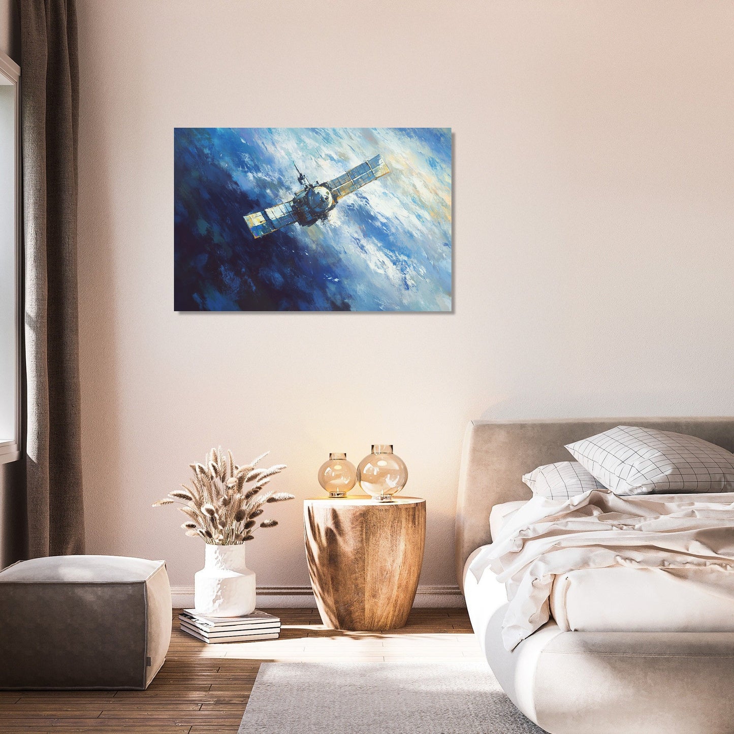 Satellite Starlight Canvas