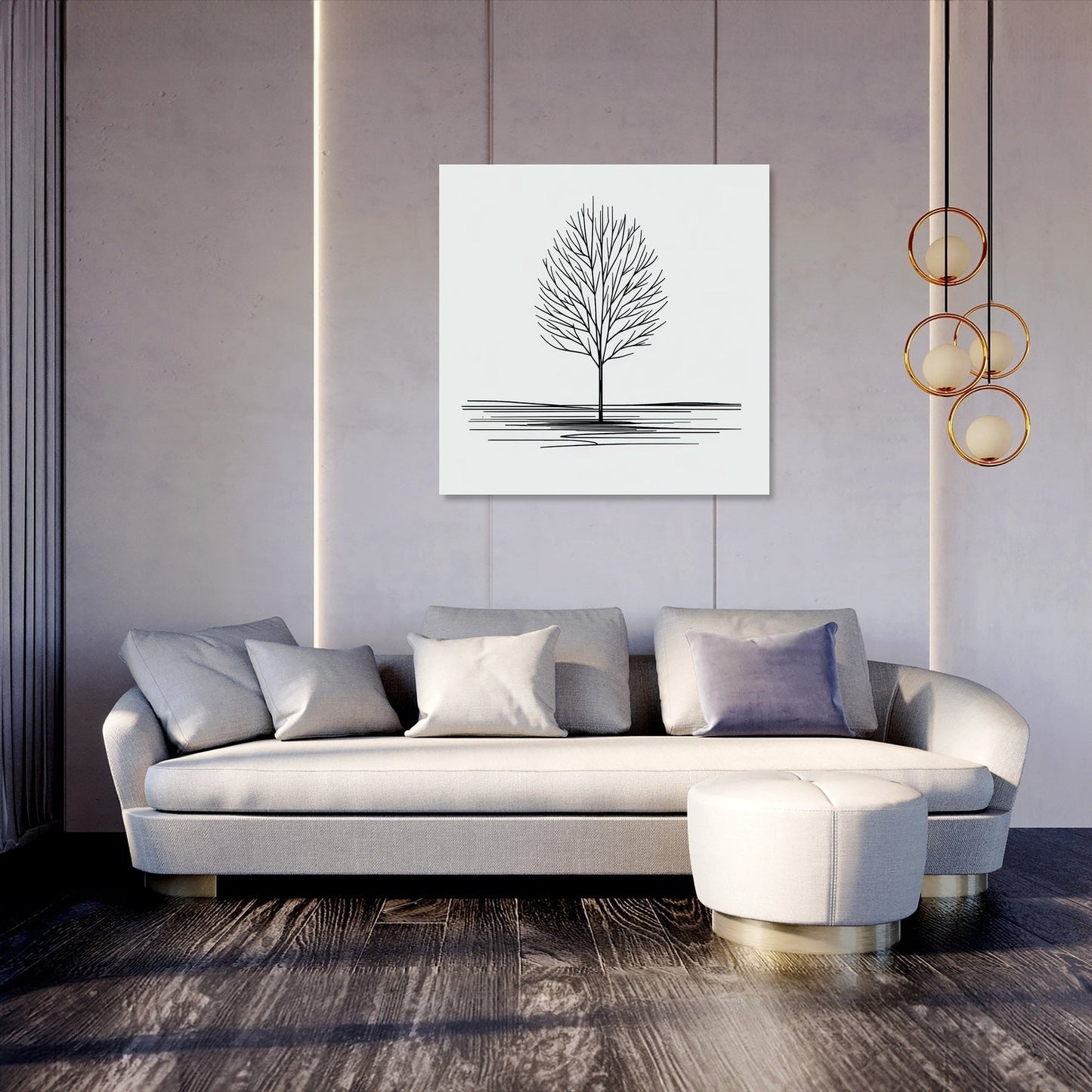 Solitary Tree Canvas