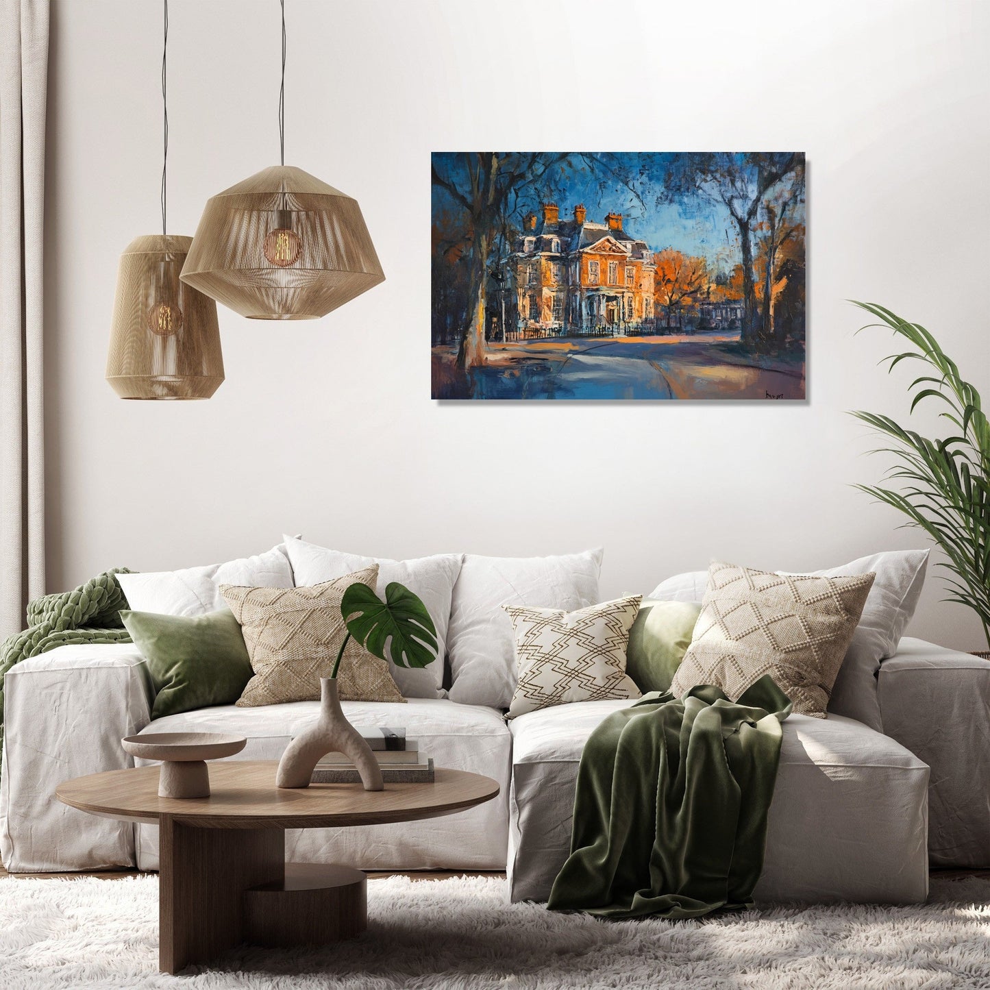 Southampton's Mansion Canvas