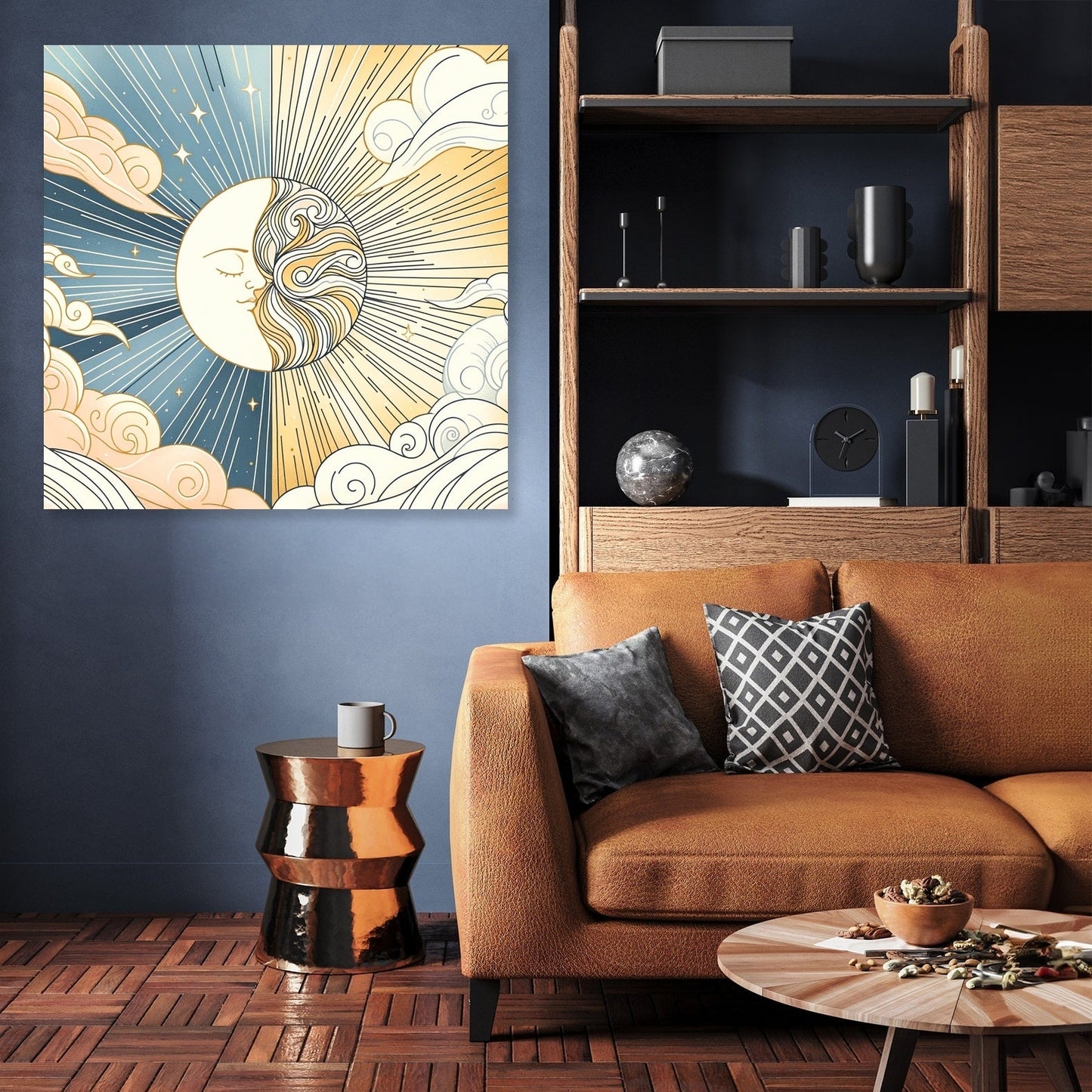 Sun and Moon Symphony Canvas