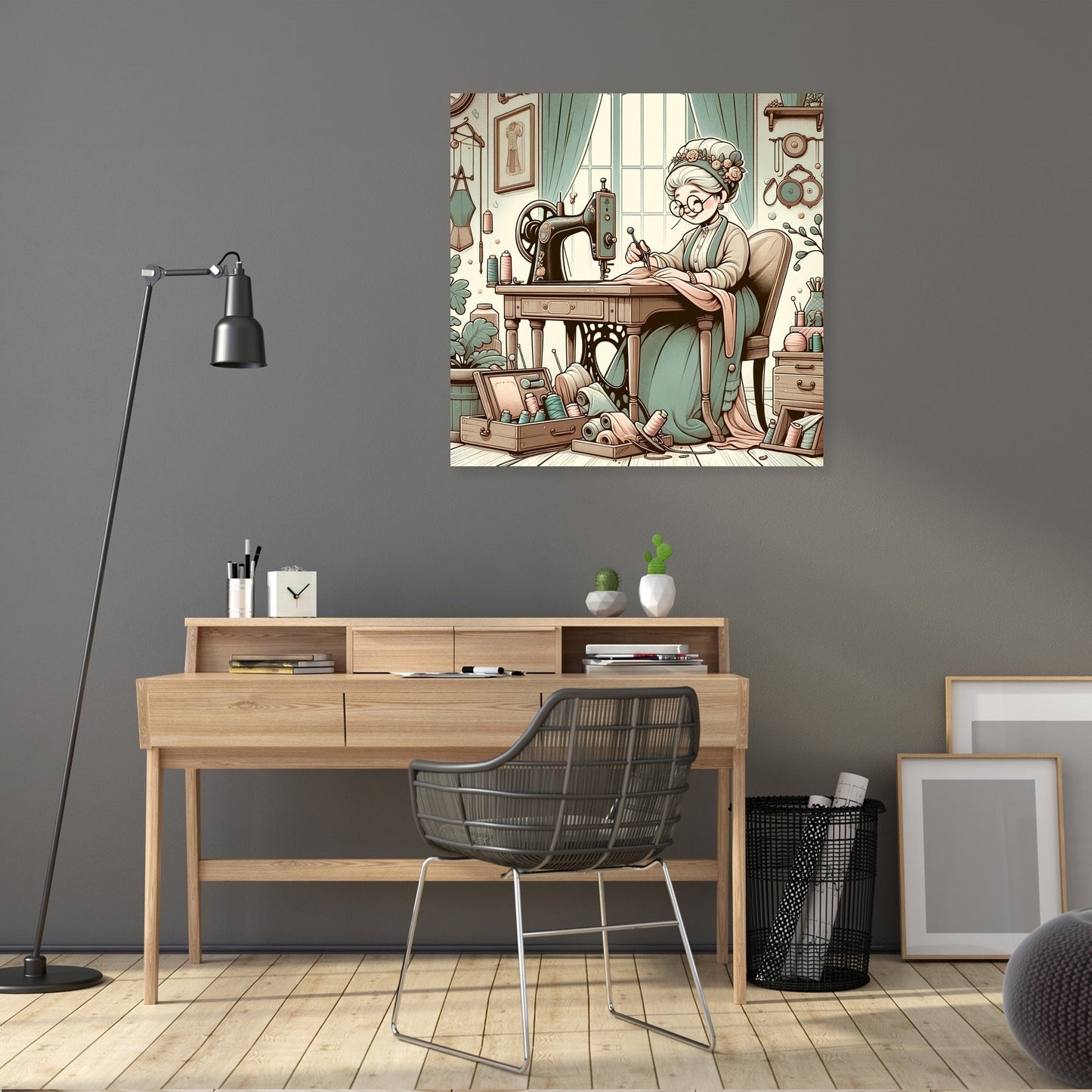 Charming Seamstress Canvas
