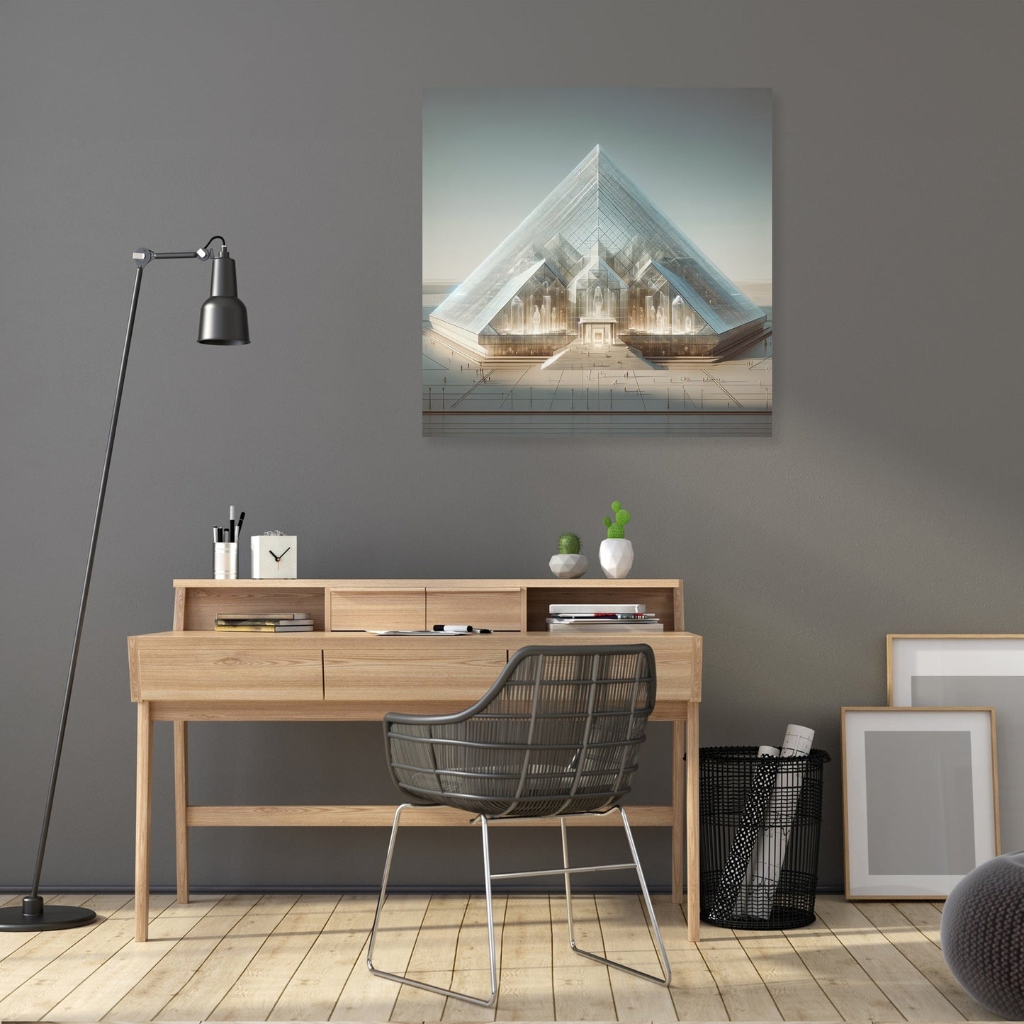 Future Pyramid Canvas
