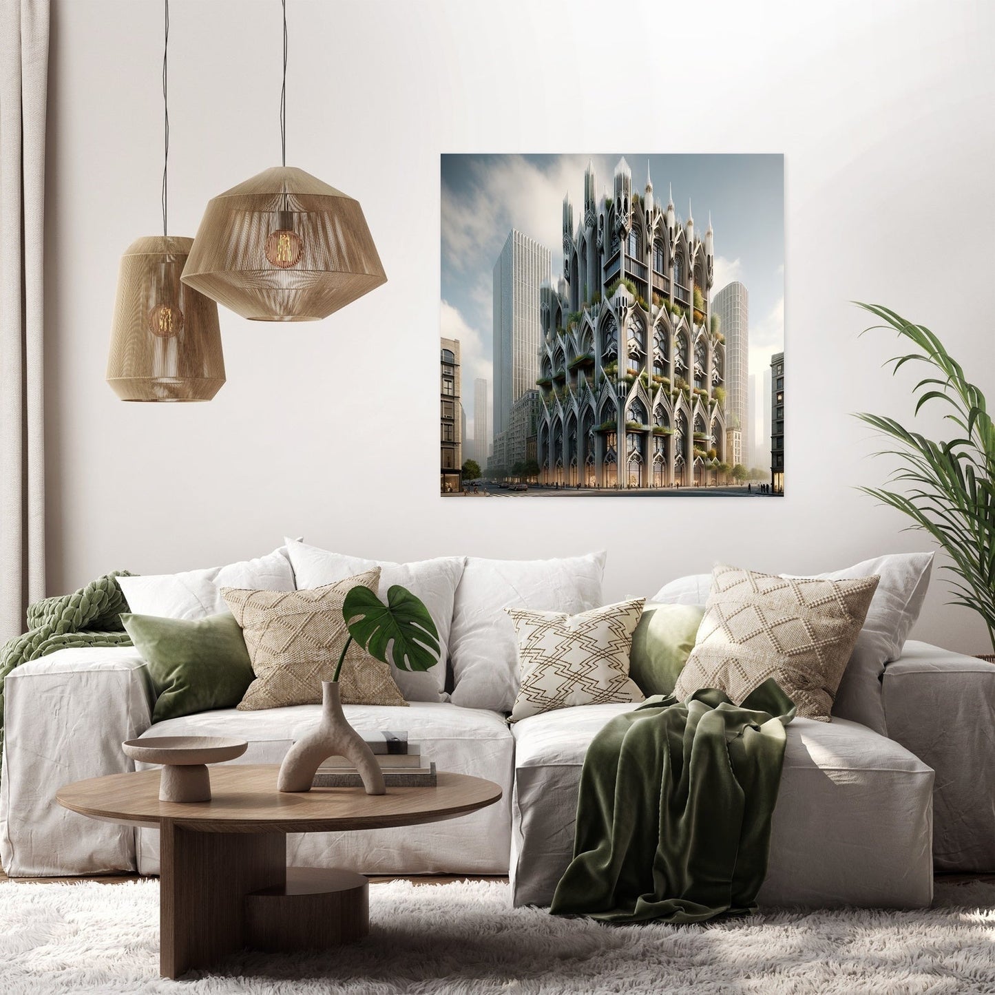 Gothic Urban Fusion Canvas
