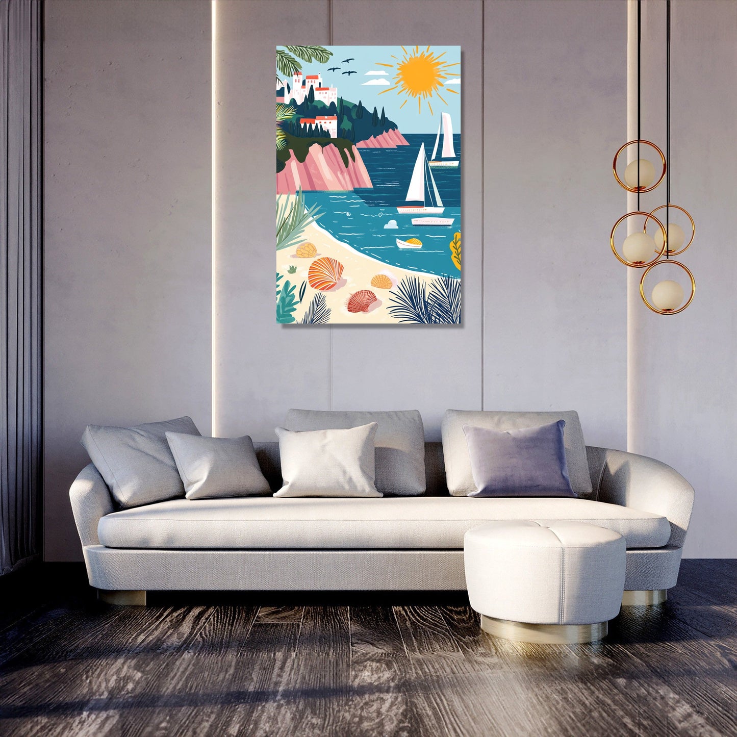 French Riviera Dream Canvas