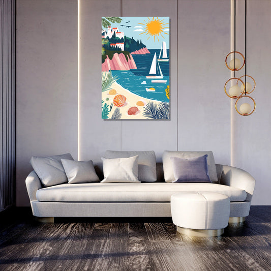 French Riviera Dream Canvas