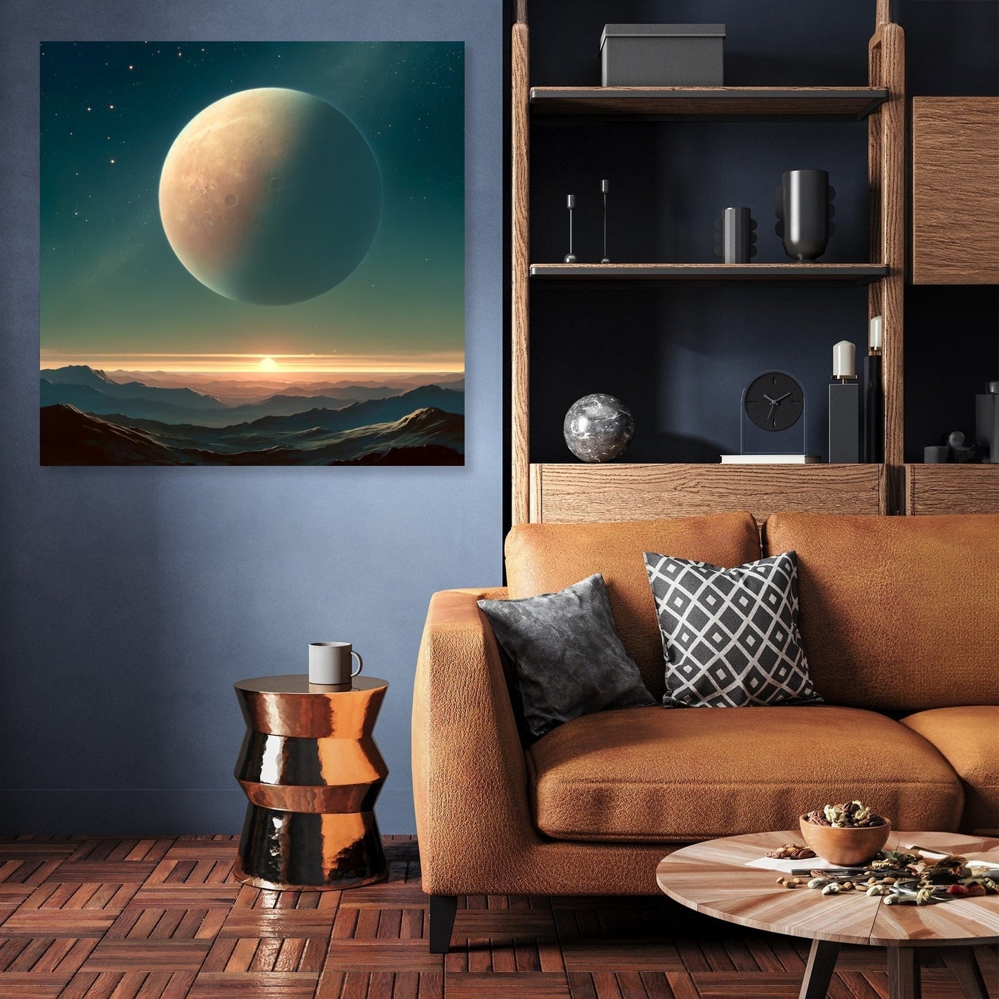 Celestial Horizons Canvas