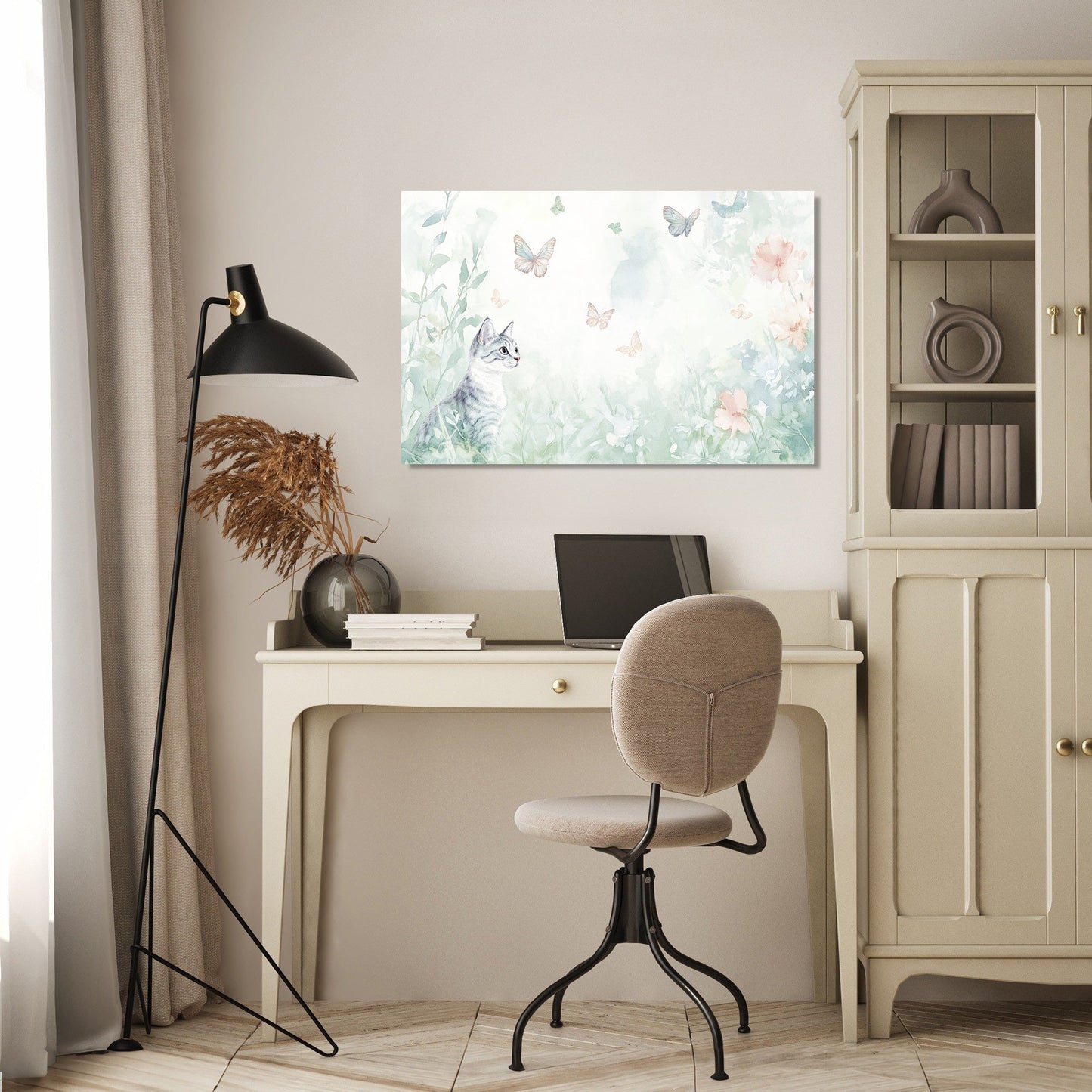 Butterfly Watcher Canvas