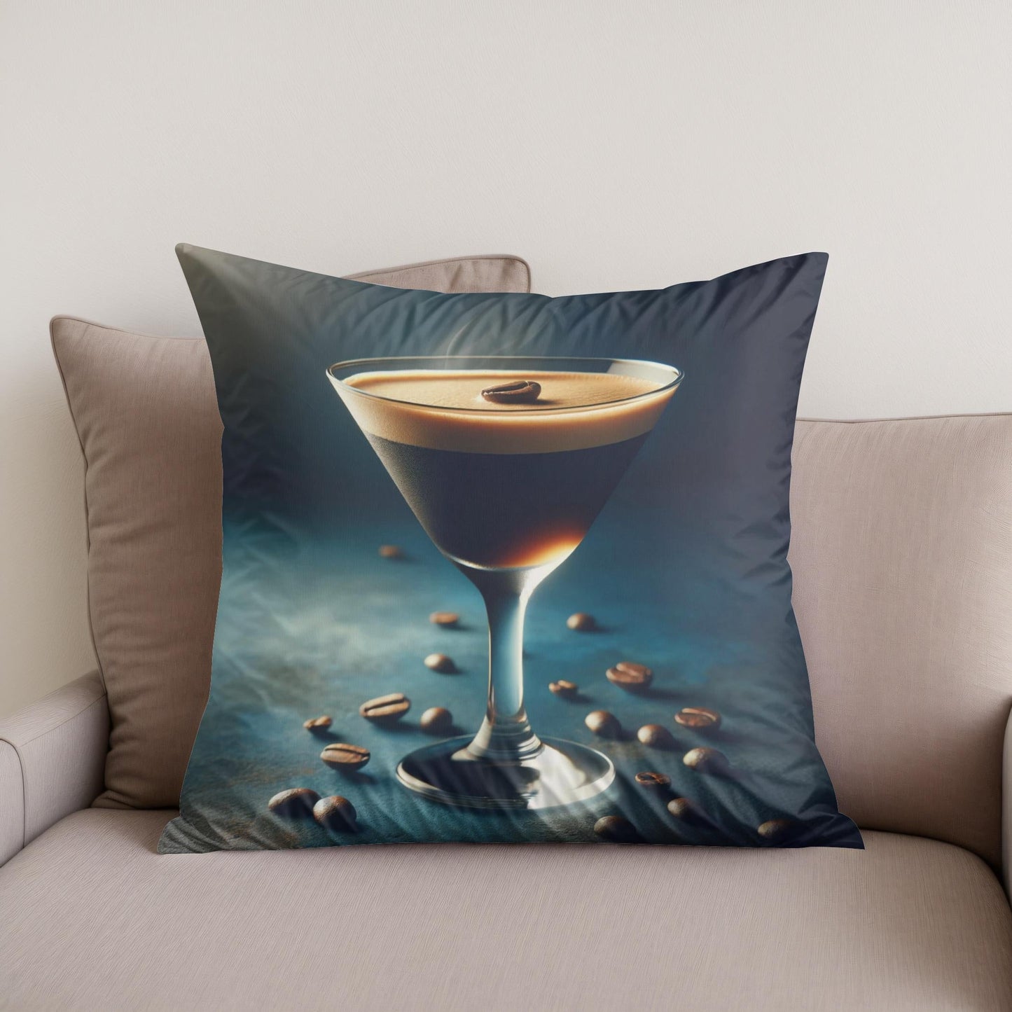 Midnight Espresso Cotton Cushion