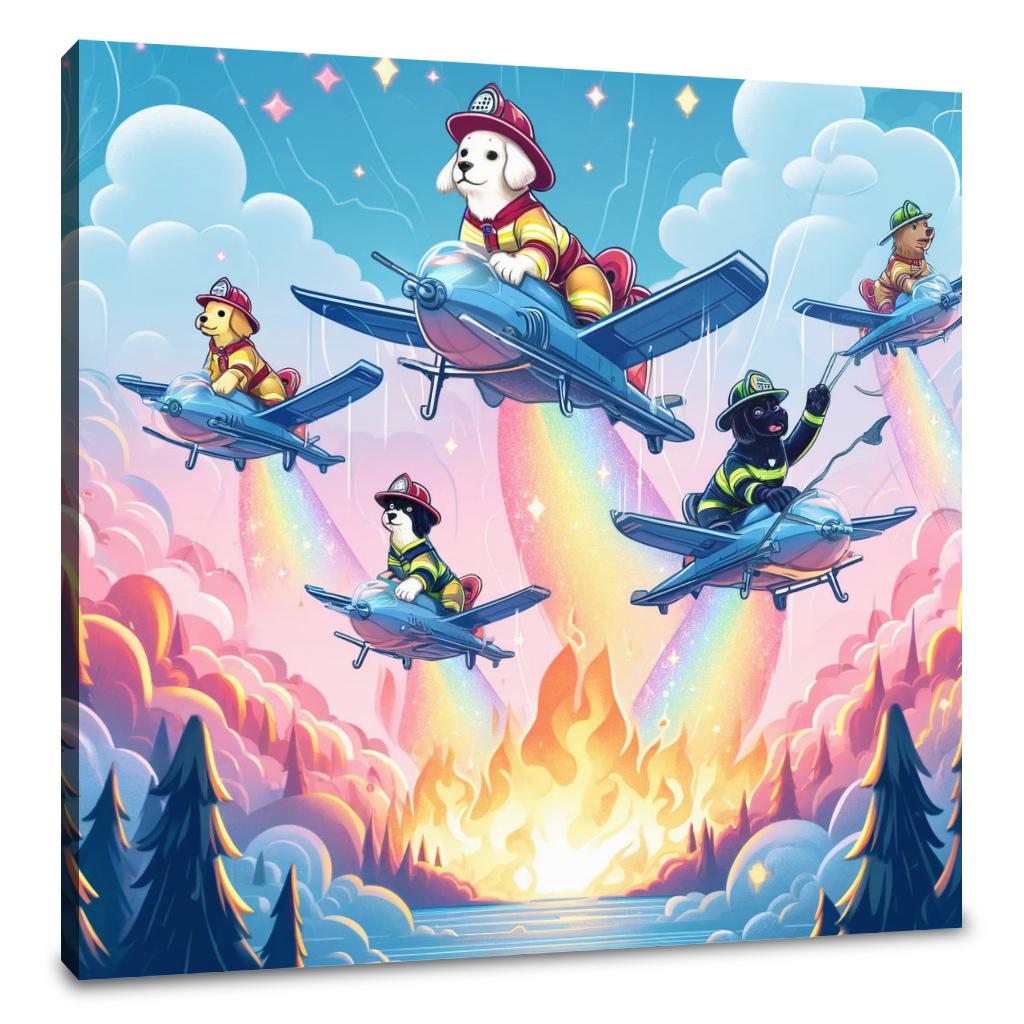 Skyfire Sparkle Brigade Canvas