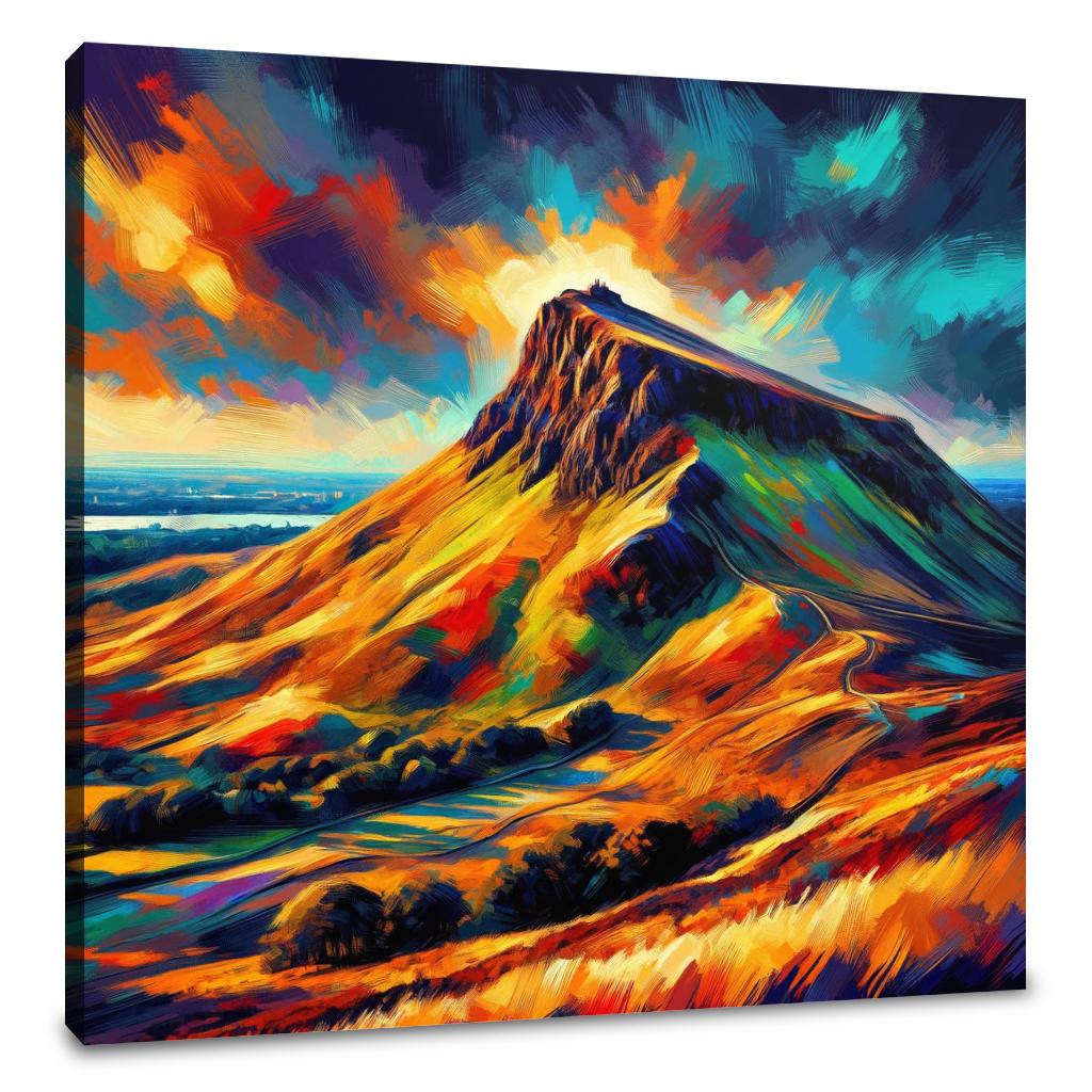 Edinburgh's Vibrant Arthur’s Seat Canvas