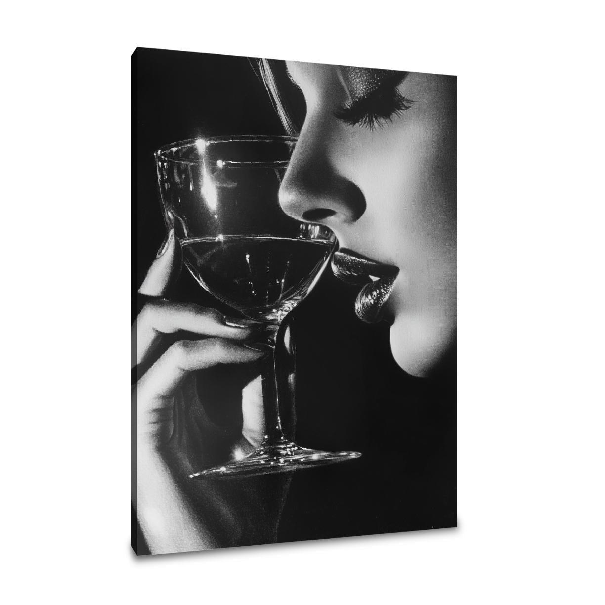 Silent Sip Canvas